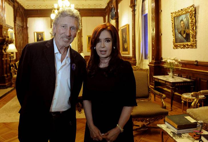 Roger Waters y Cristina Kirchner