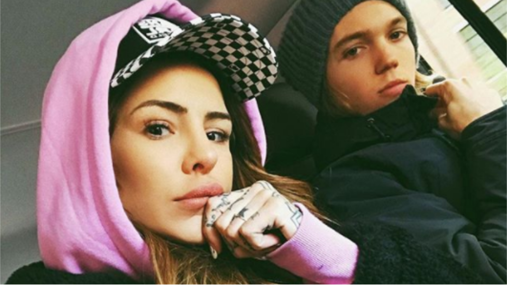 Cande y Franco hace pocos días en Nueva York