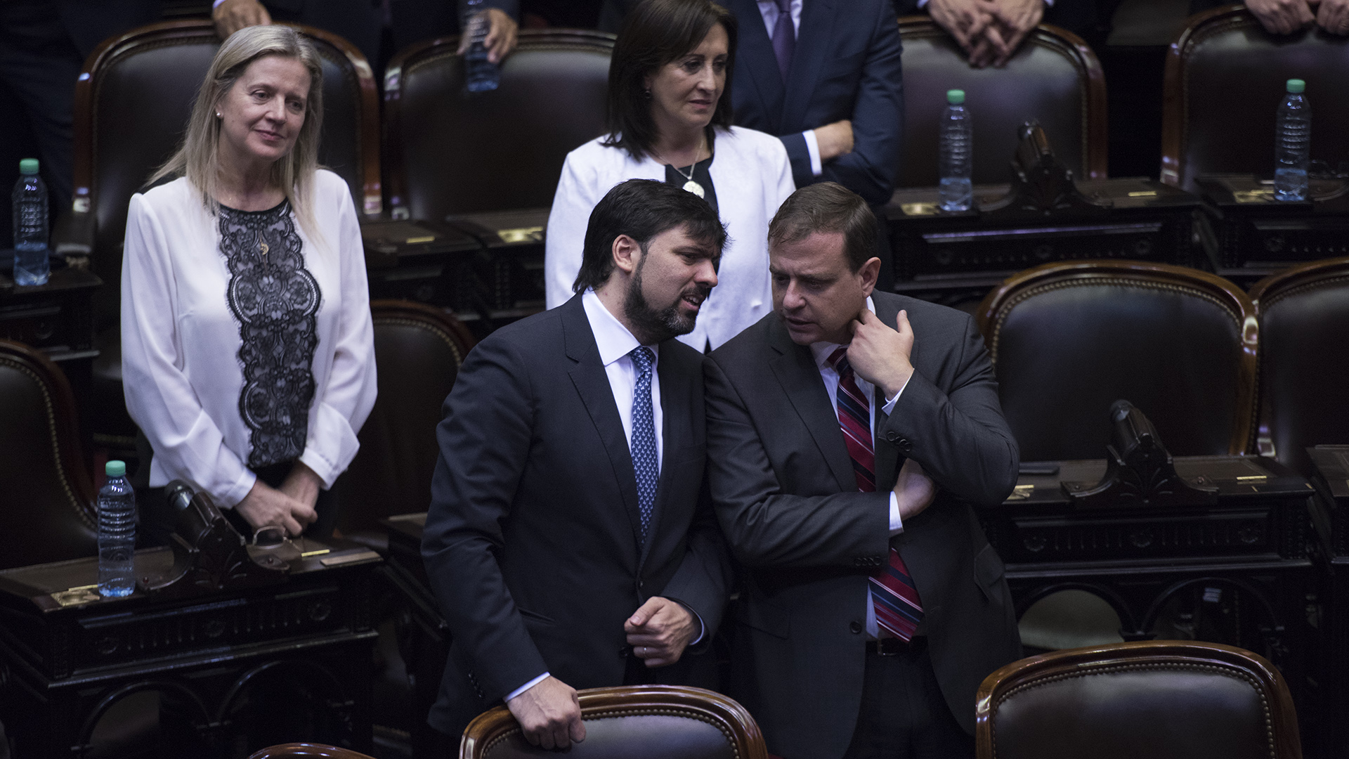 El diputado Diego Bossio y el senador electo Guillermo Snopek