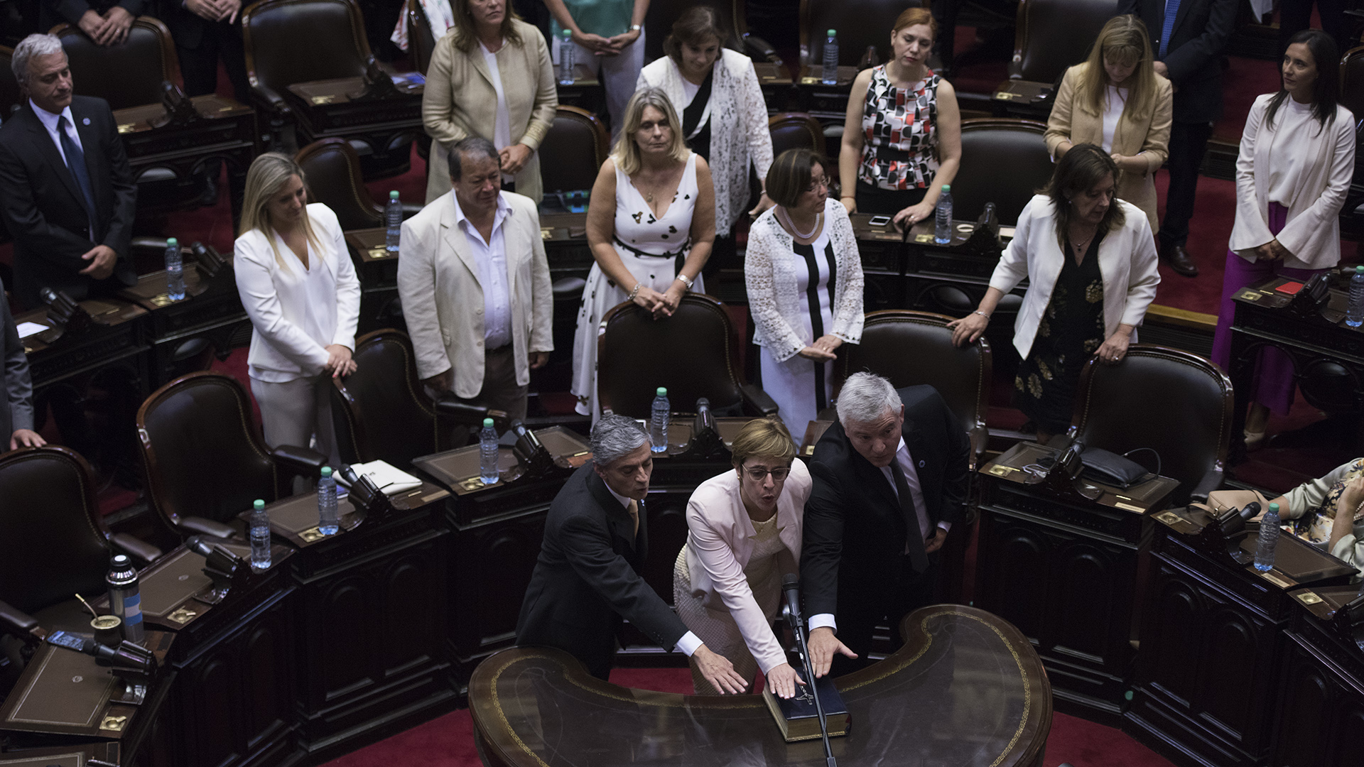 Juraron 126 diputados durante la renovación de la Cámara