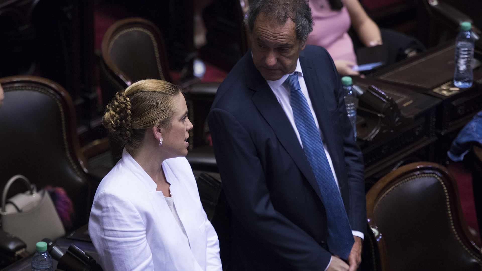 María Emilia Soria y Daniel Scioli