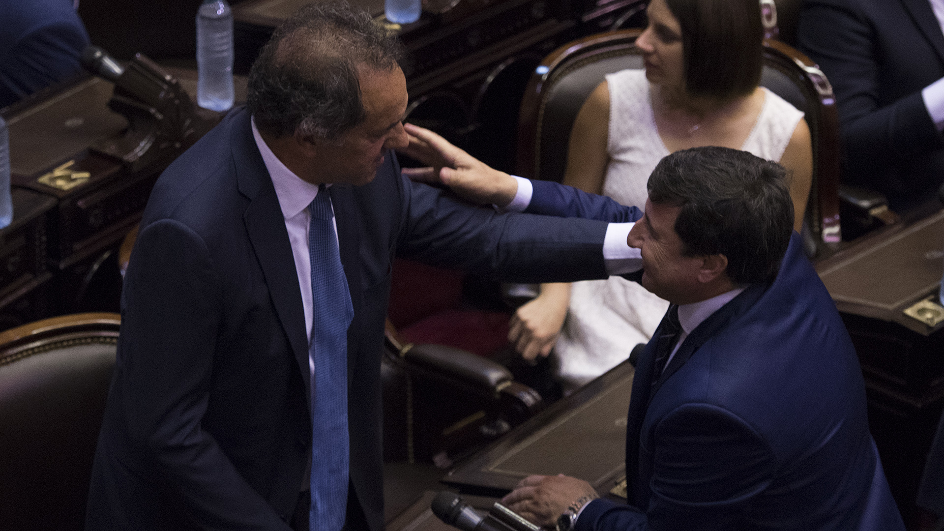 Daniel Scioli y Daniel Arroyo