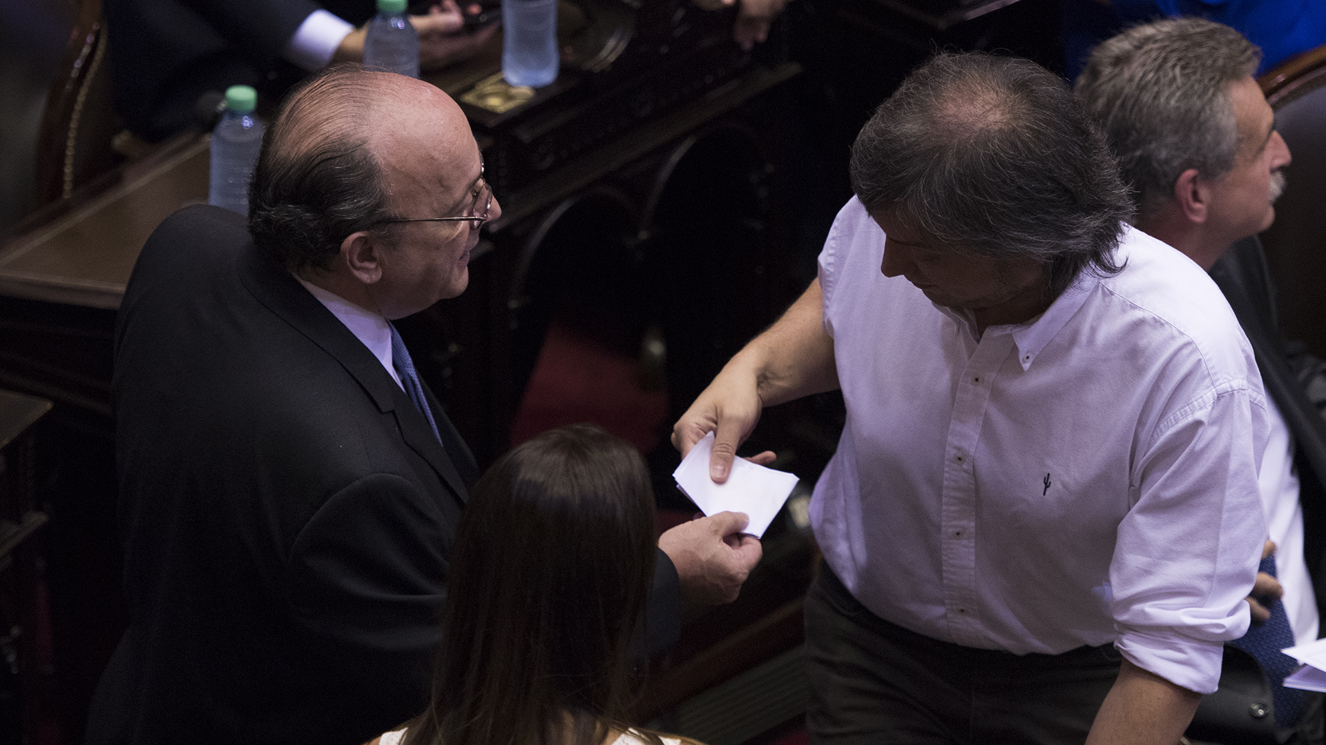 Leopoldo Moreau y Máximo Kirchner