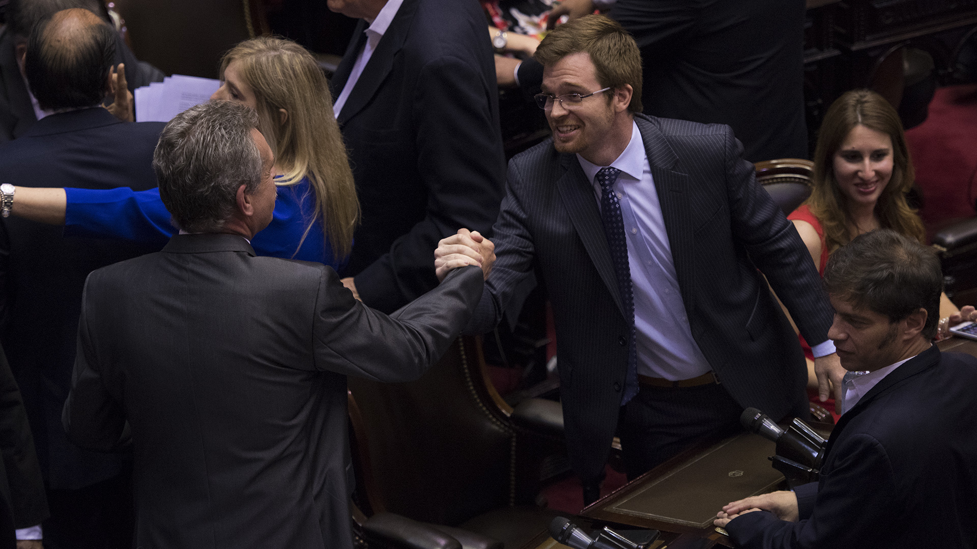 El presidente del bloque PRO, Nicolás Massot