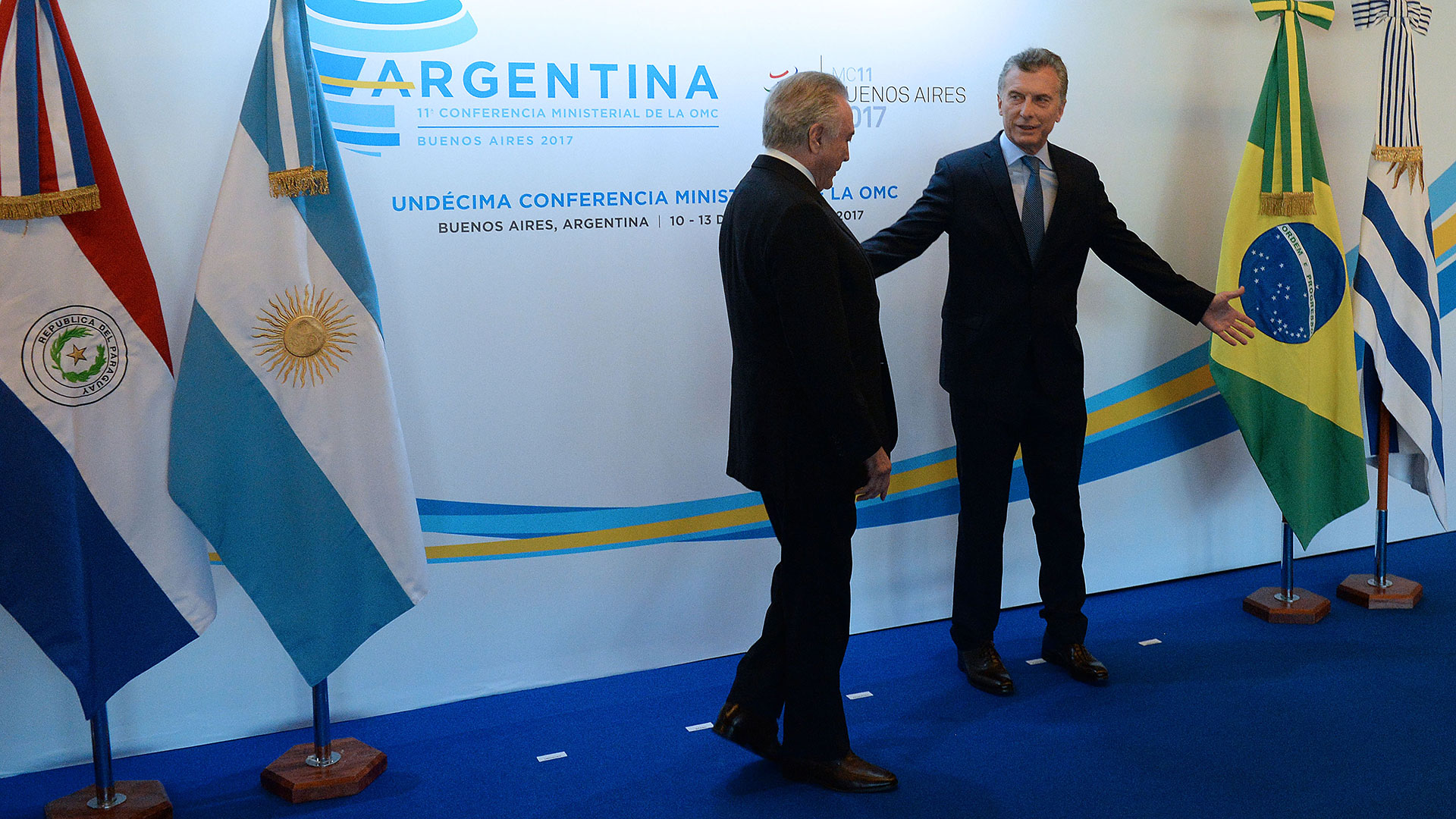 El Presidente recibe a Michel Temer (Brasil)