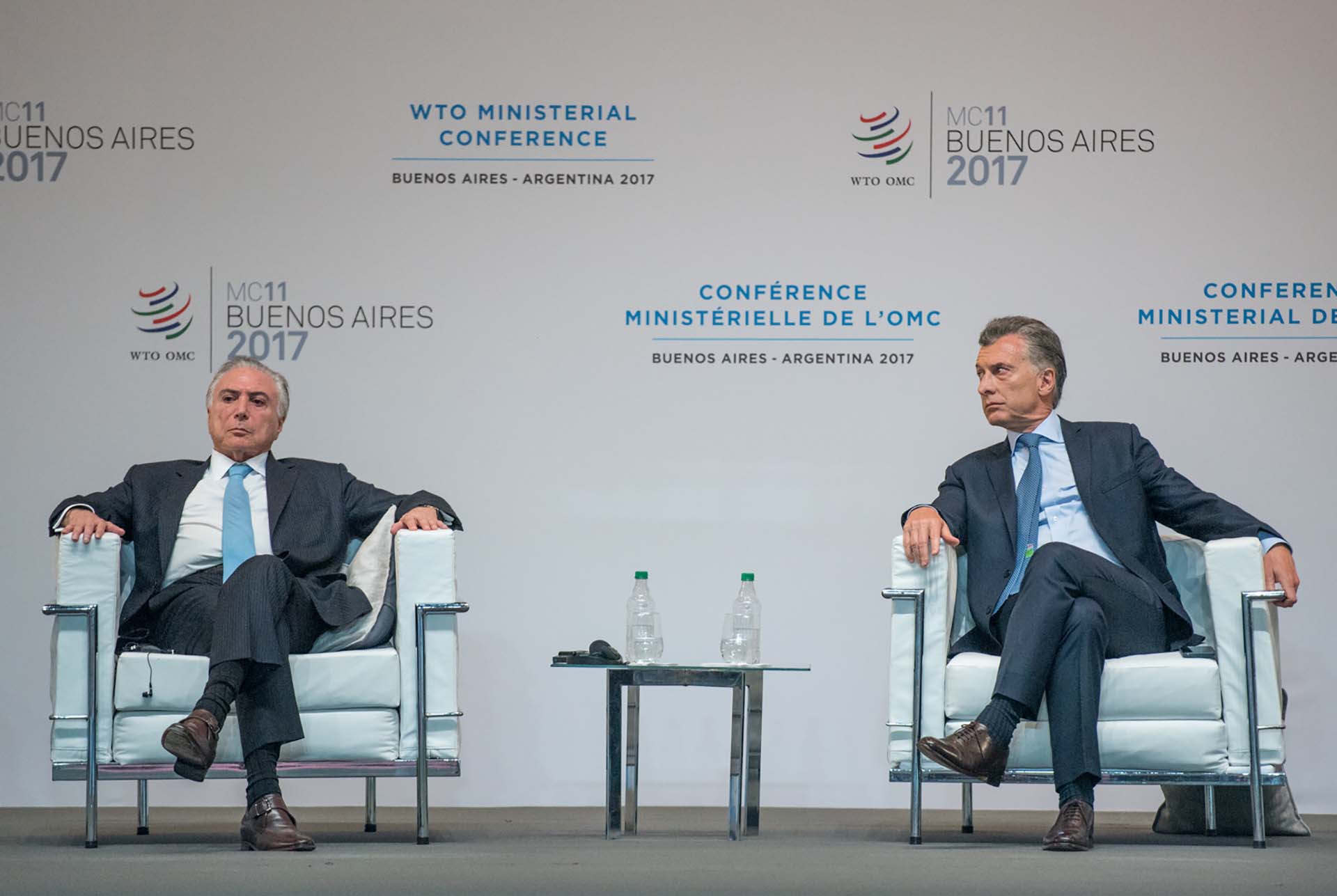 Mauricio Macri le agradeció a sus pares por respaldar la OMC