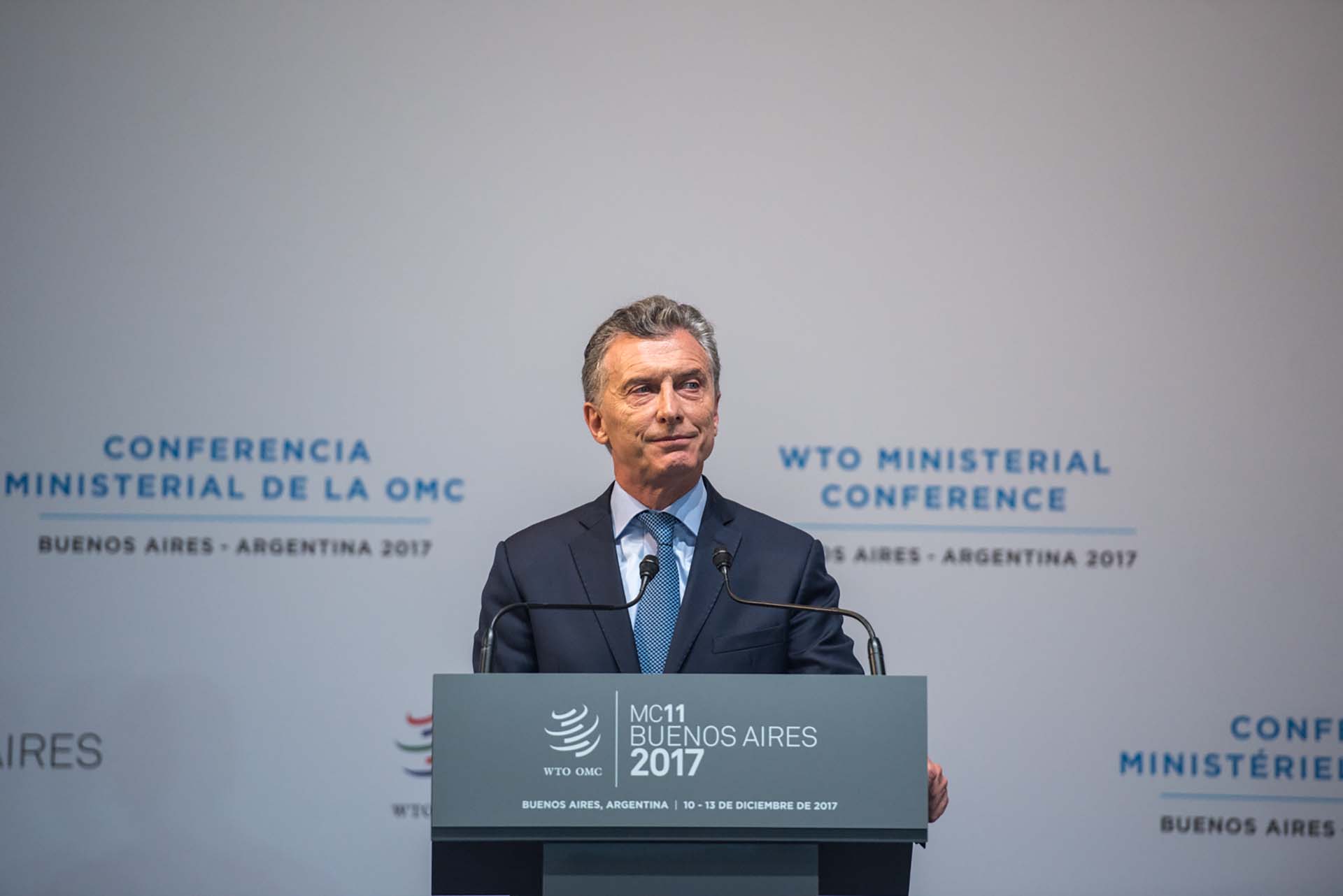Mauricio Macri encabezó la apertura de la XI Conferencia Ministerial de la Organización Mundial del Comercio