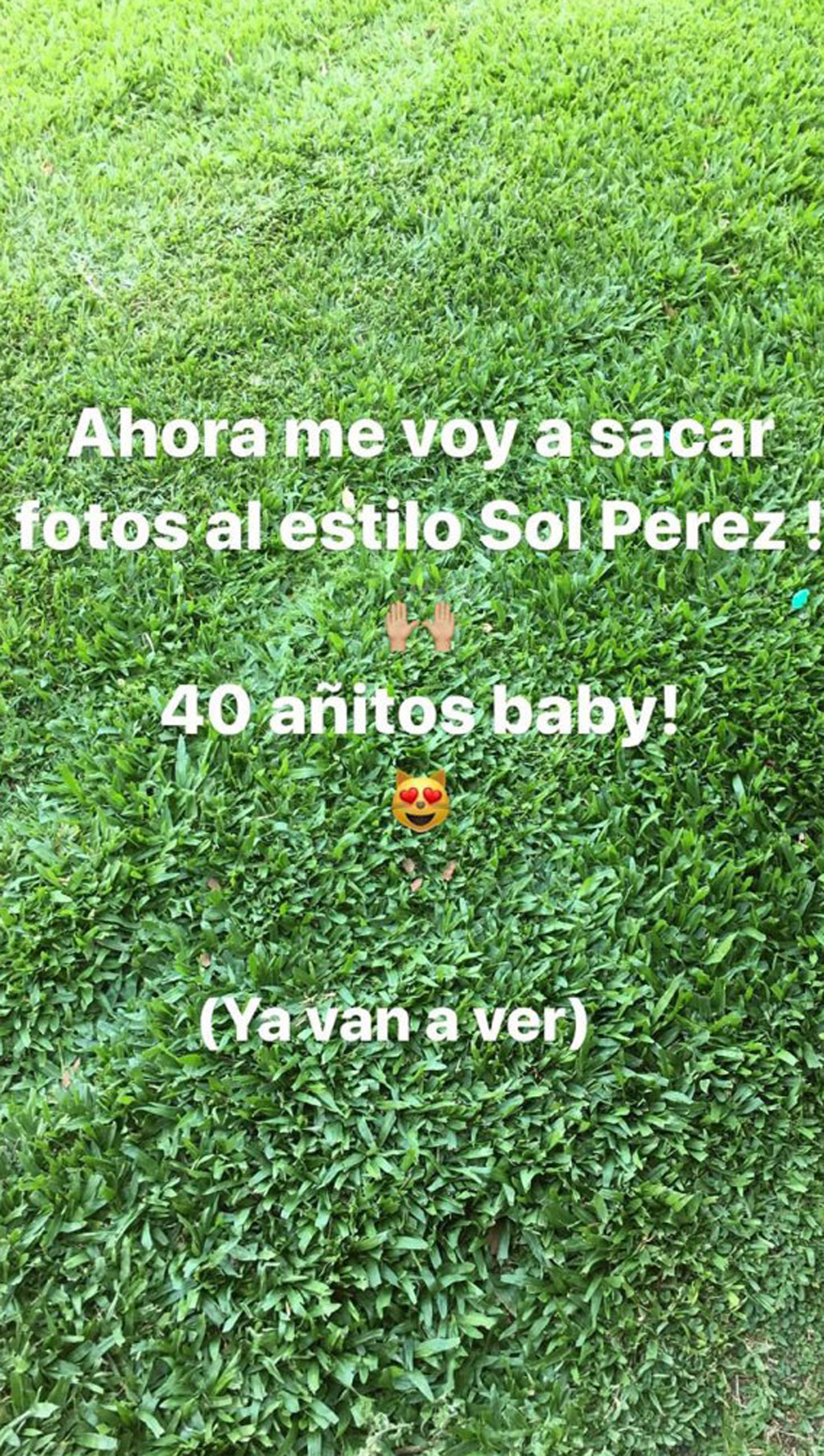 Así anunciaba su posteo.