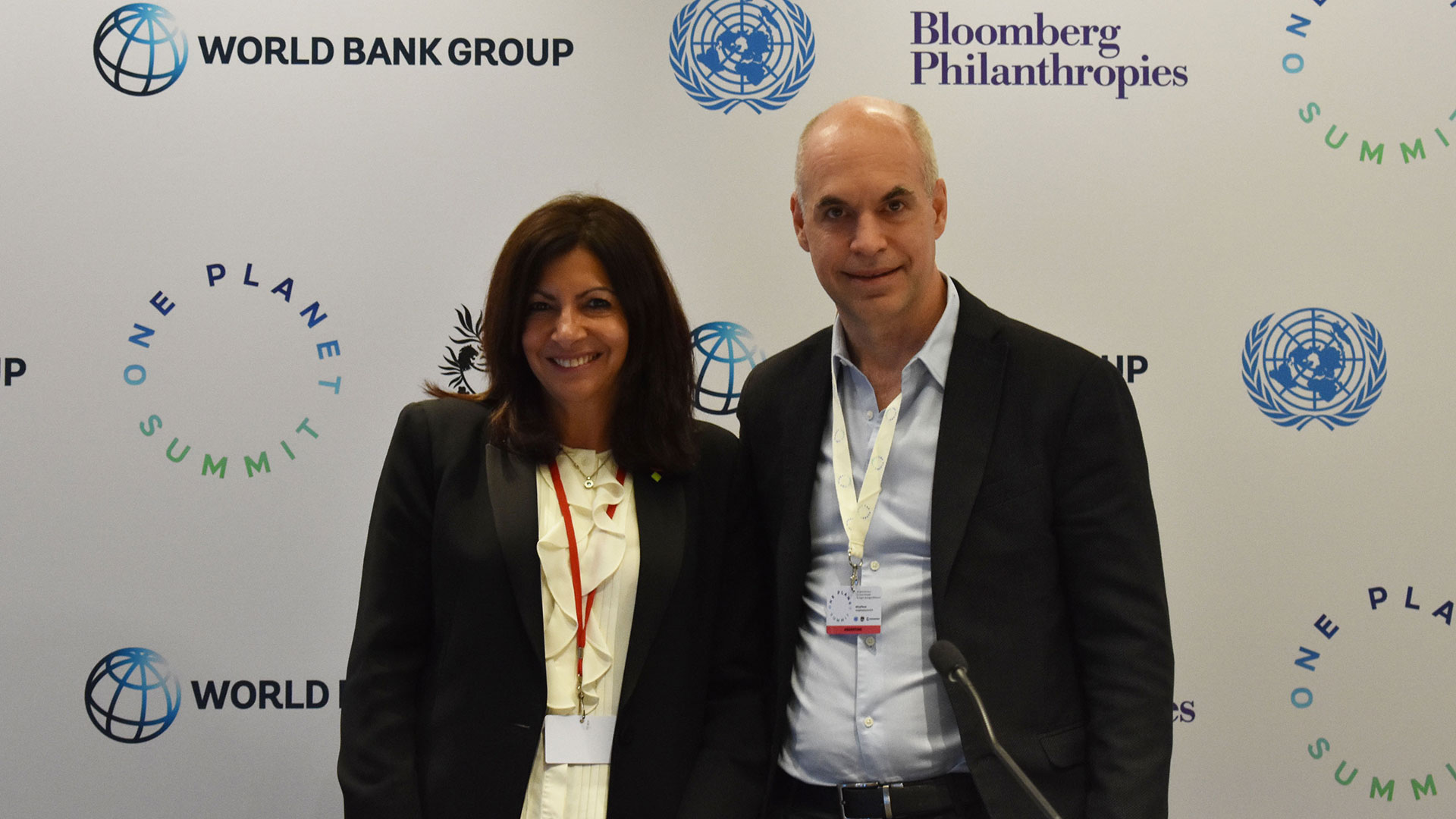 Horacio Rodríguez Larreta y Anne Hidalgo