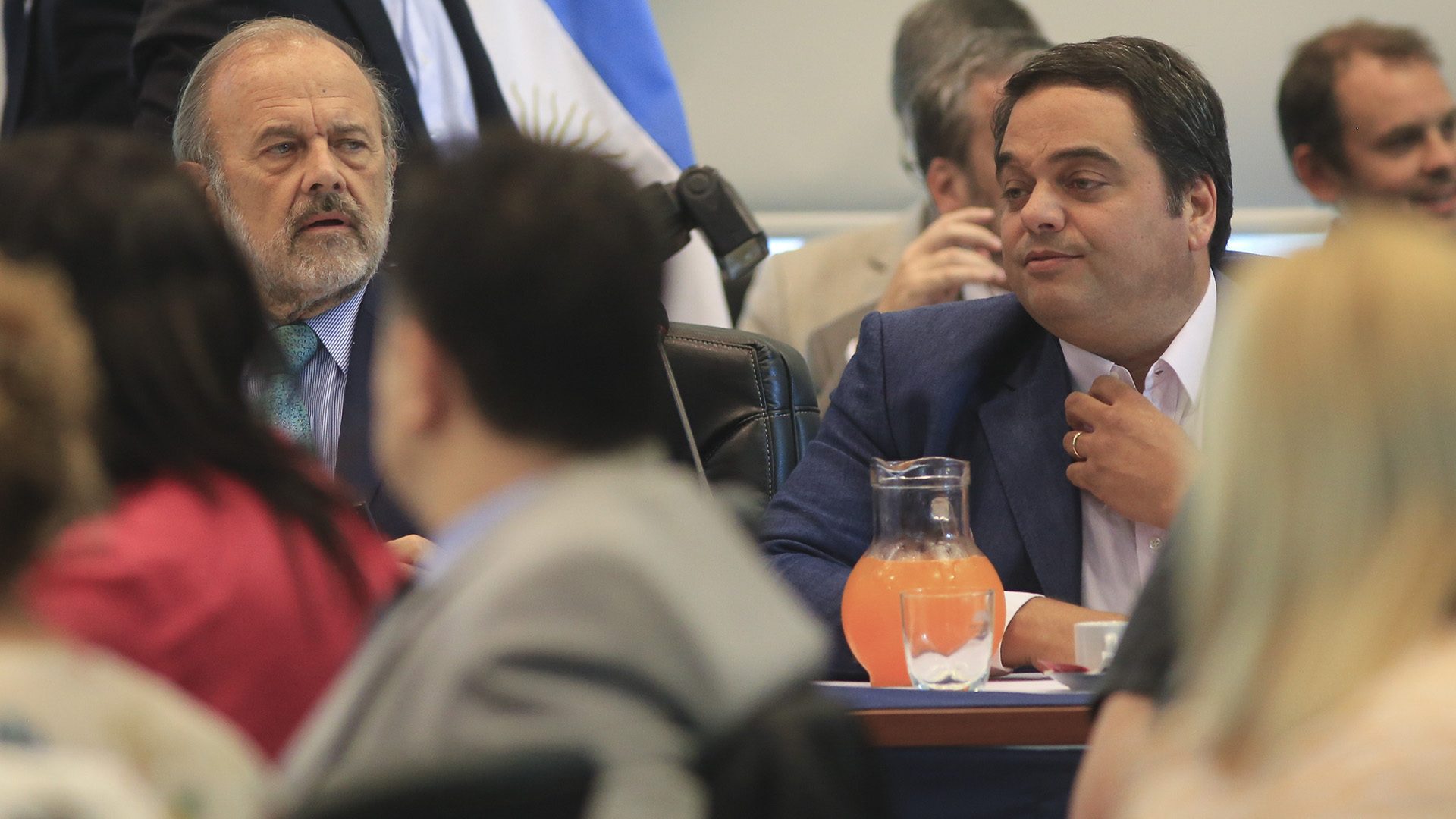 Eduardo Amadeo y Jorge Triaca (NA)