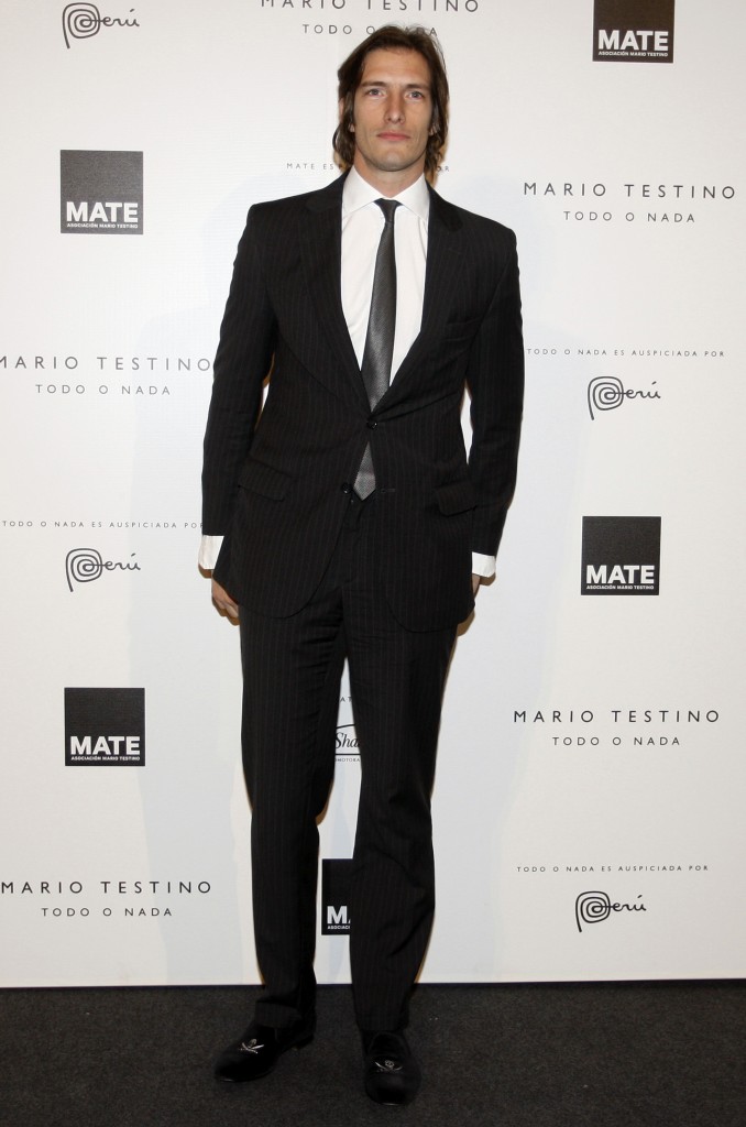 LIMA, PERU - JULY 12: Ivan de Pineda, argentinian model, during the launch event of MATE Foundation on July 12, 2012 in Lima, Peru. (Photo by Raul Sifuentes/LatinContent/Getty Images)