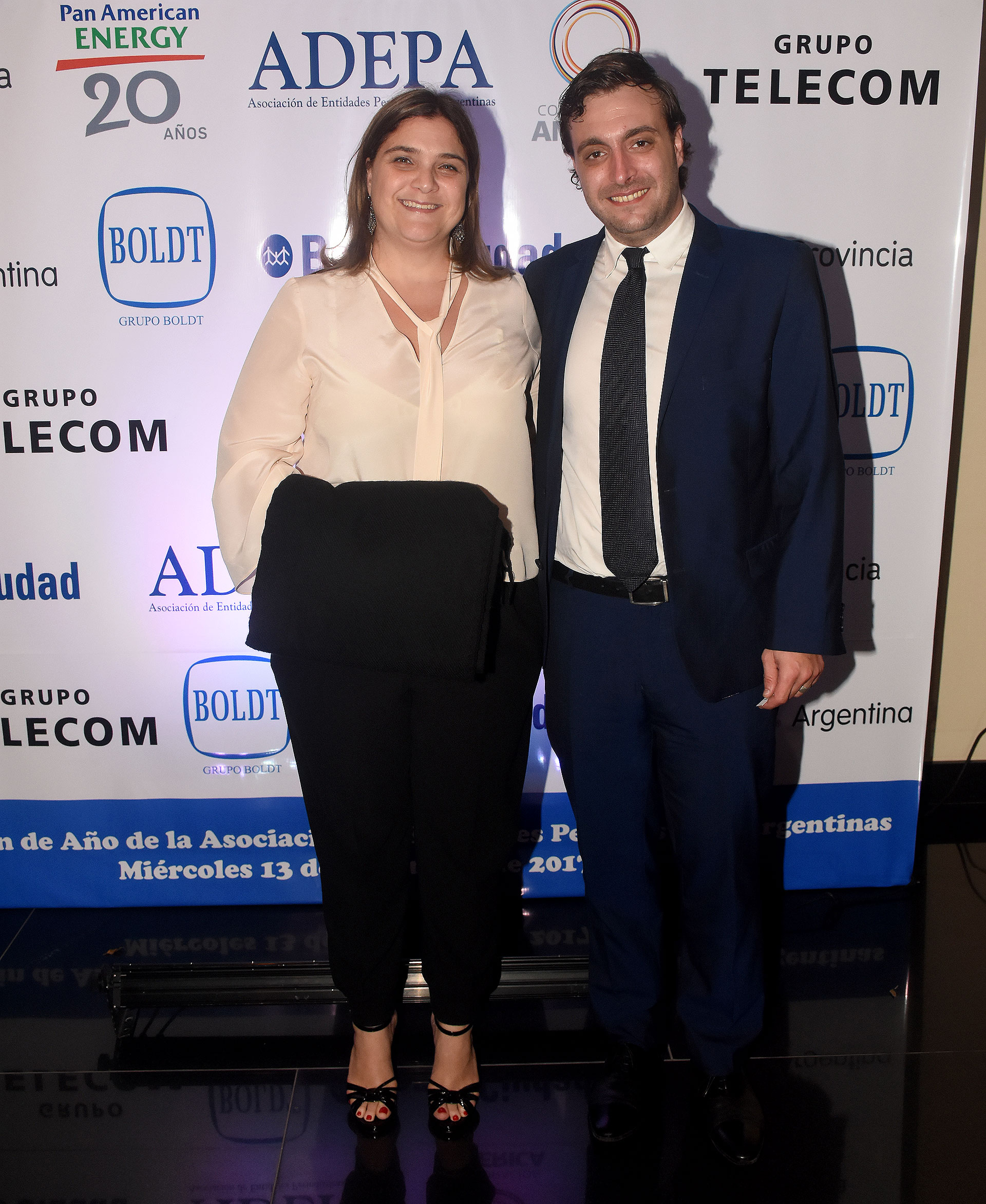 Marcela Noble Herrera y Ezequiel Magnetto (Grupo Clarín)