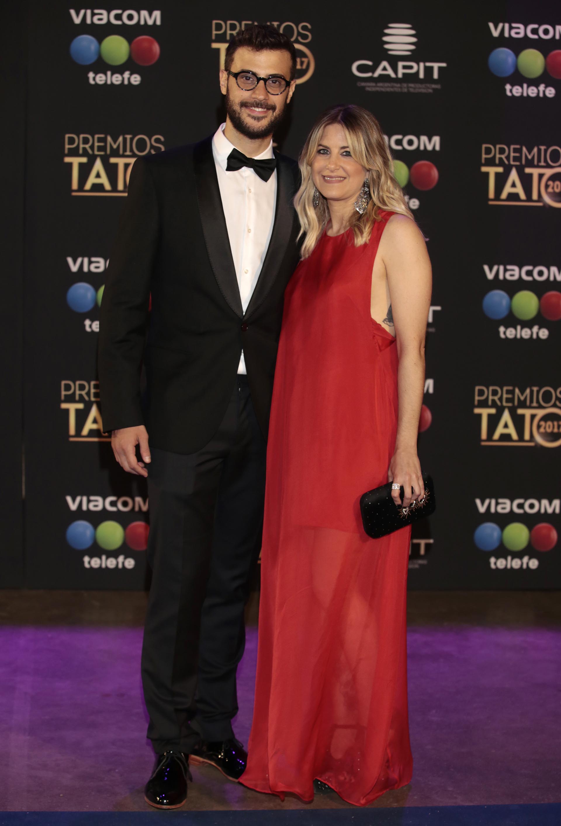 Diego Leuco con su novia