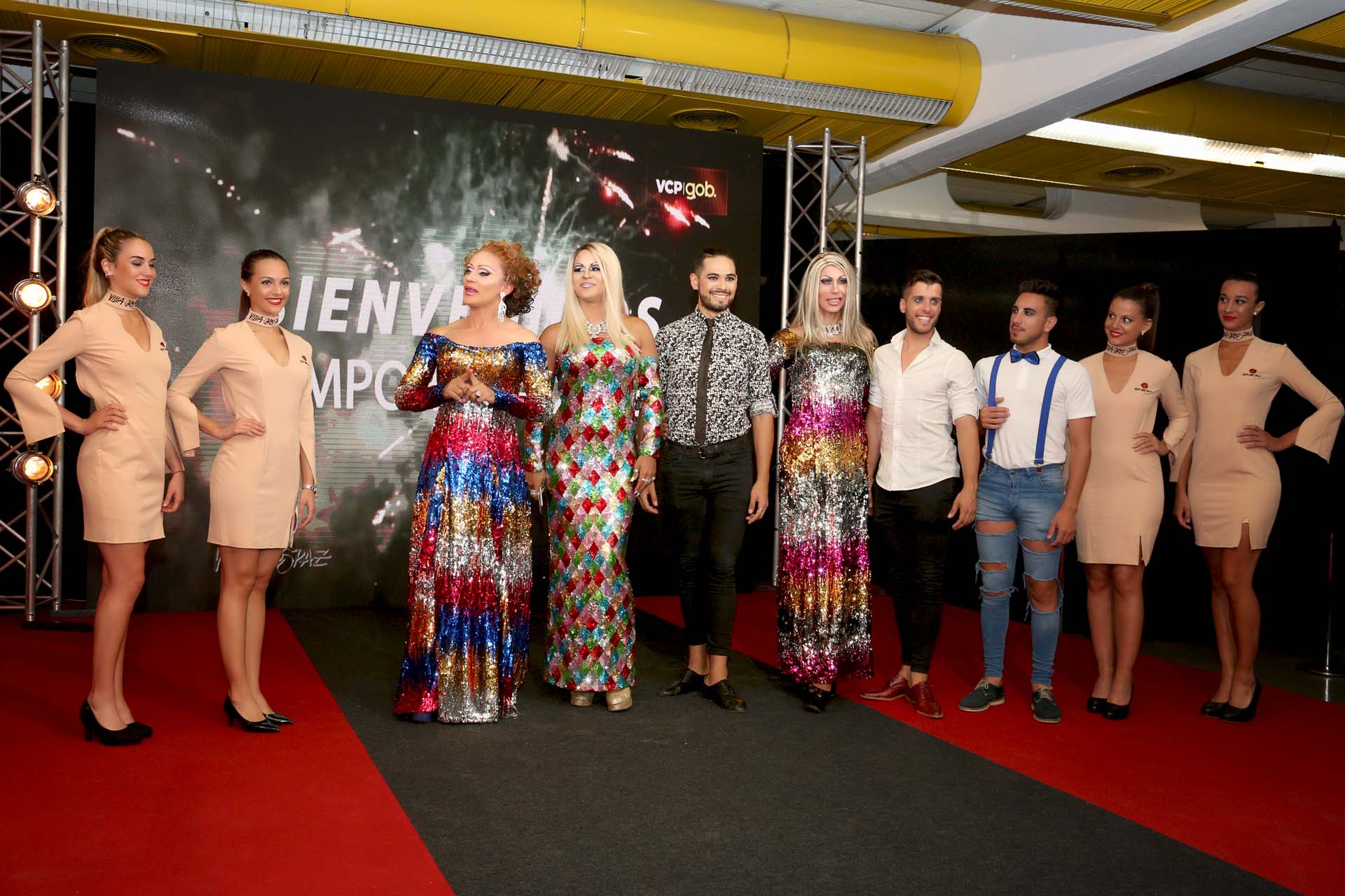 El elenco de “Dinamita Show”