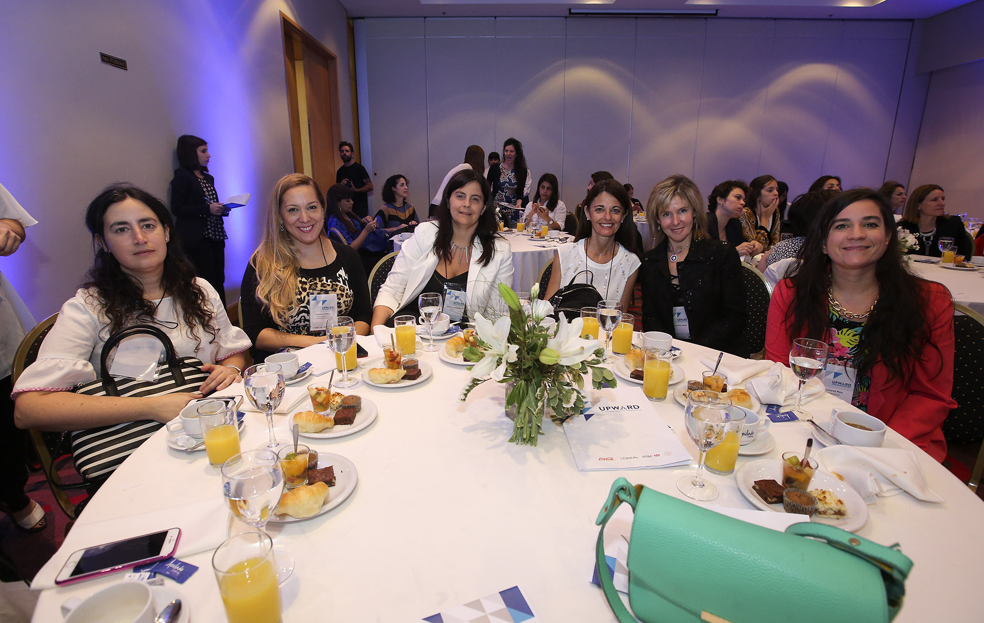 Karina Krasuk Prensa y Comunicación, Daniela Furfaro O.P Manager laboratorio médico, María Palacios Copes, Patricia Boric- Grupo Peñaflor, Silvina Peréz Cuervo, Juez de Cámara (camarista)