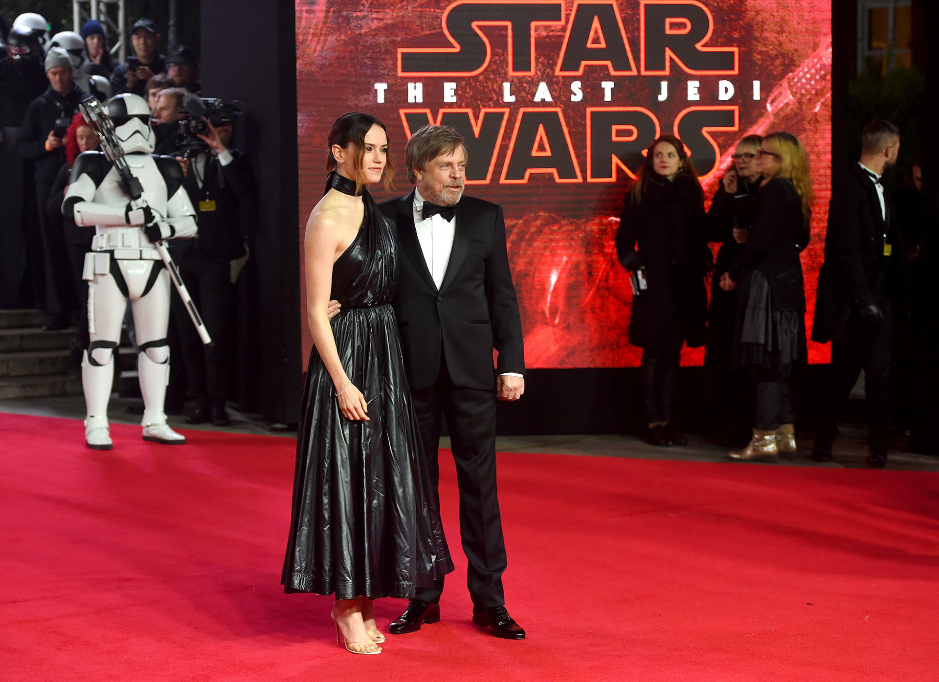Daisy Ridley y Mark Hamill /// Fotos: Getty Images