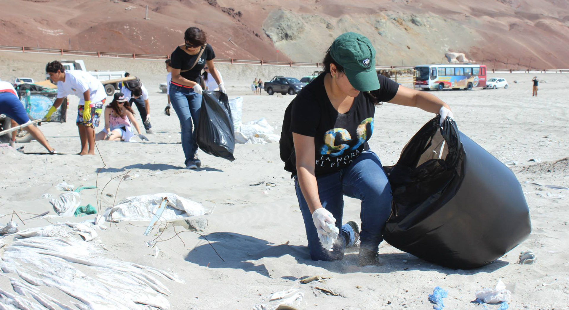 Si todos respetáramos la naturaleza, no habría residuos en las playas