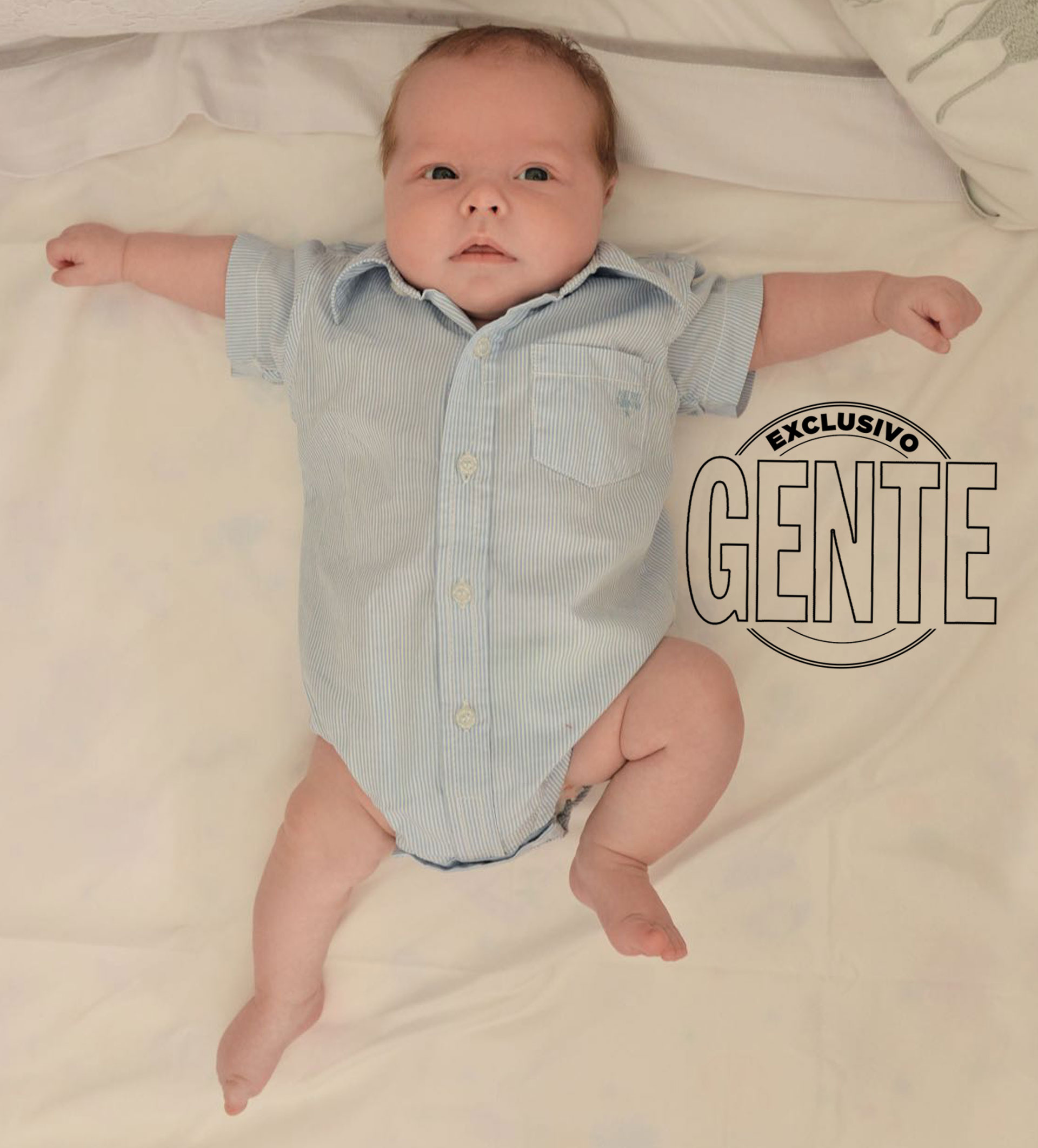 Mirko a las siete semanas de vida. Foto: Fabián Uset/GENTE