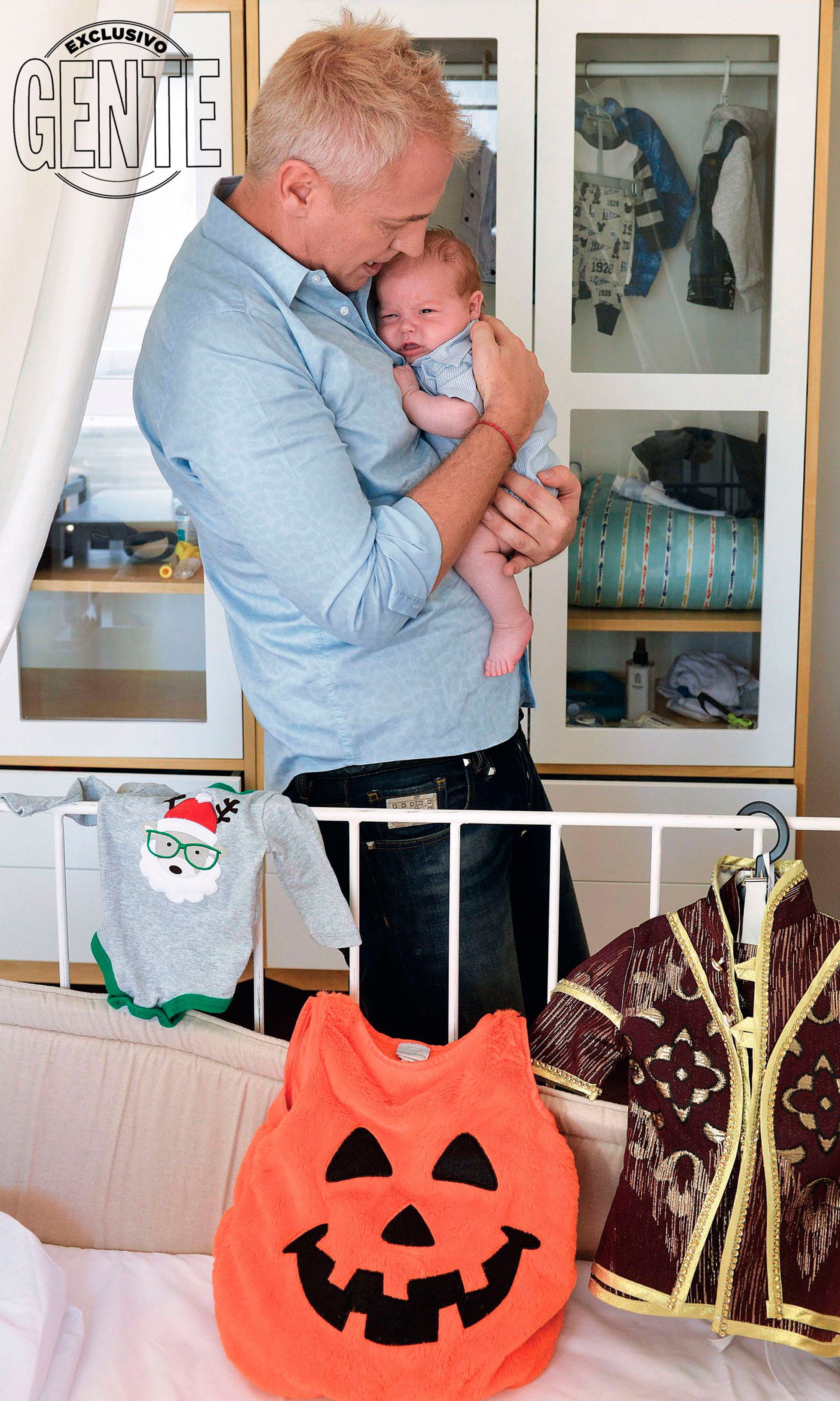 Mirko ya tiene disfraz de Halloween. Foto: Fabián Uset/GENTE