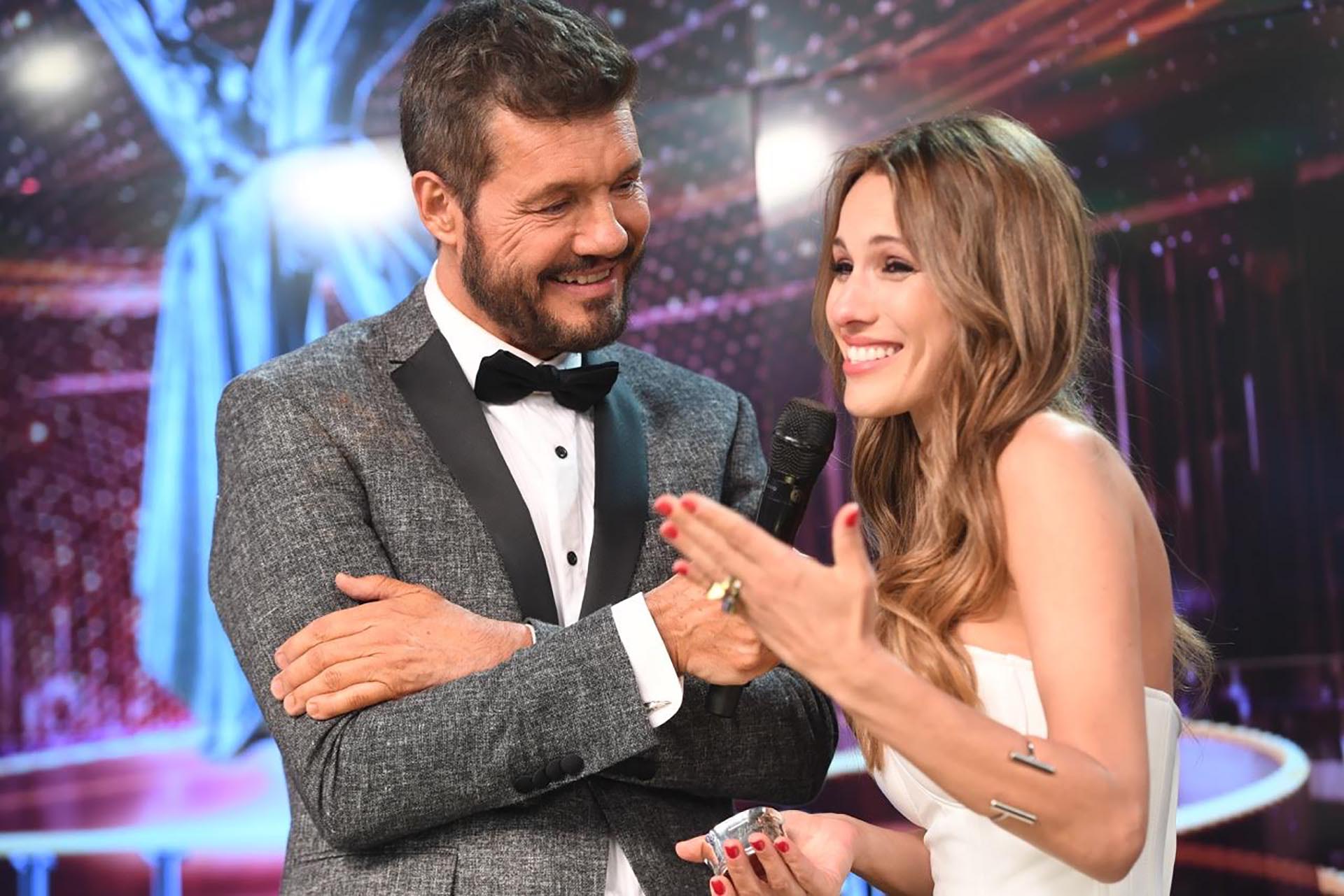 Marcelo Tinelli con Pampita