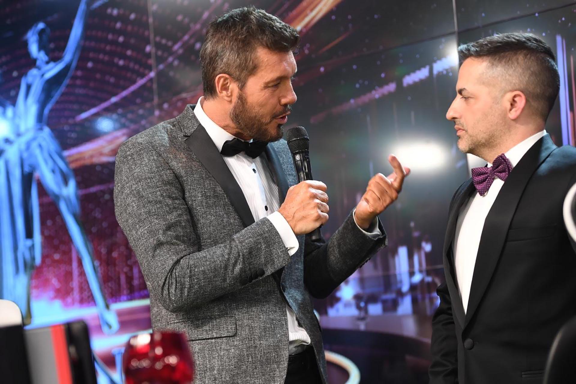 Marcelo Tinelli con Ángel de Brito