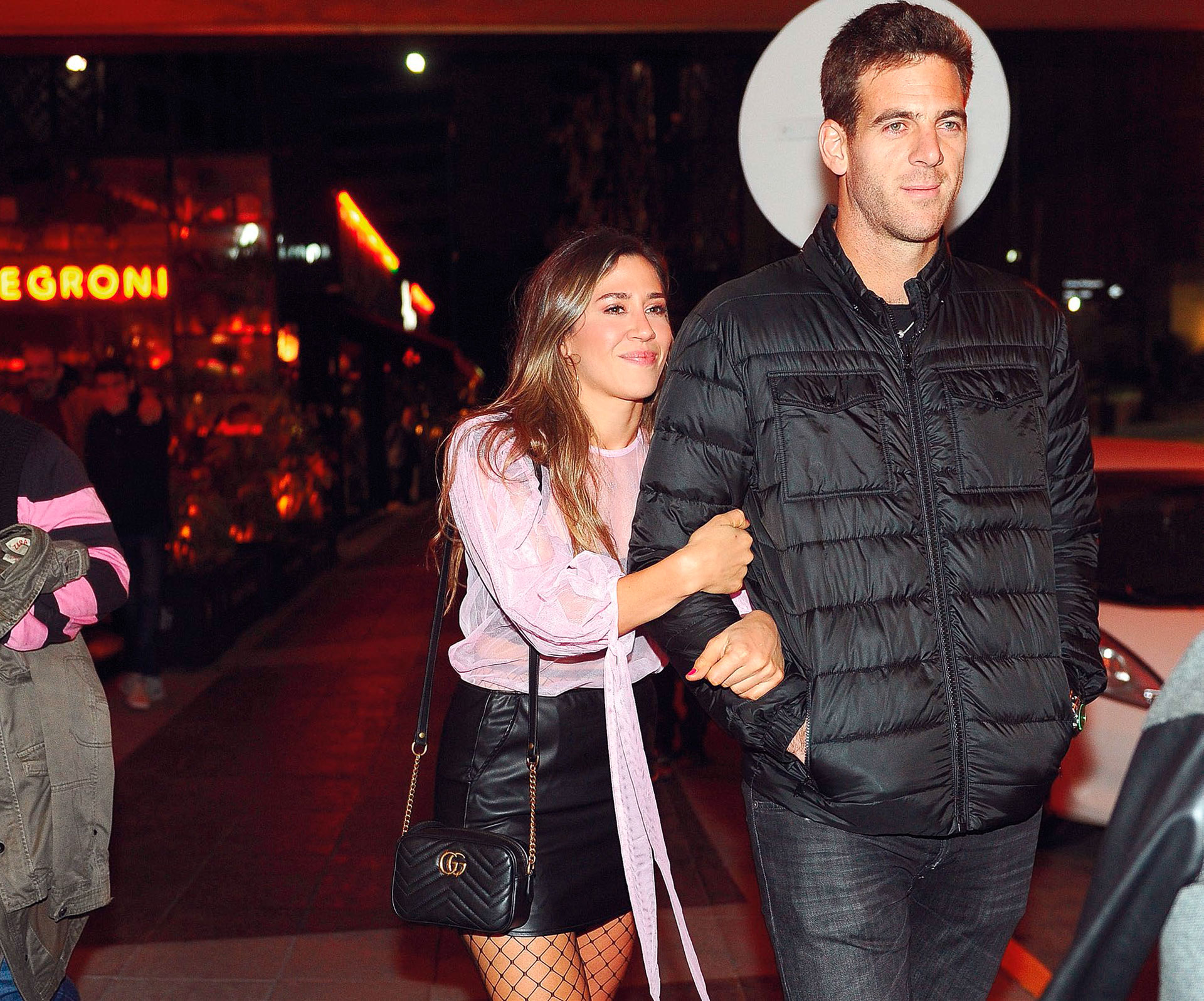Jimena Barón y Juan Martín del Potro. Foto: Editorial Atlántida-Televisa.