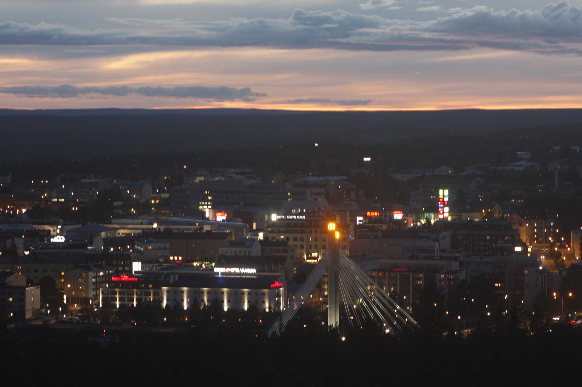 Vista aérea de Rovaniemi