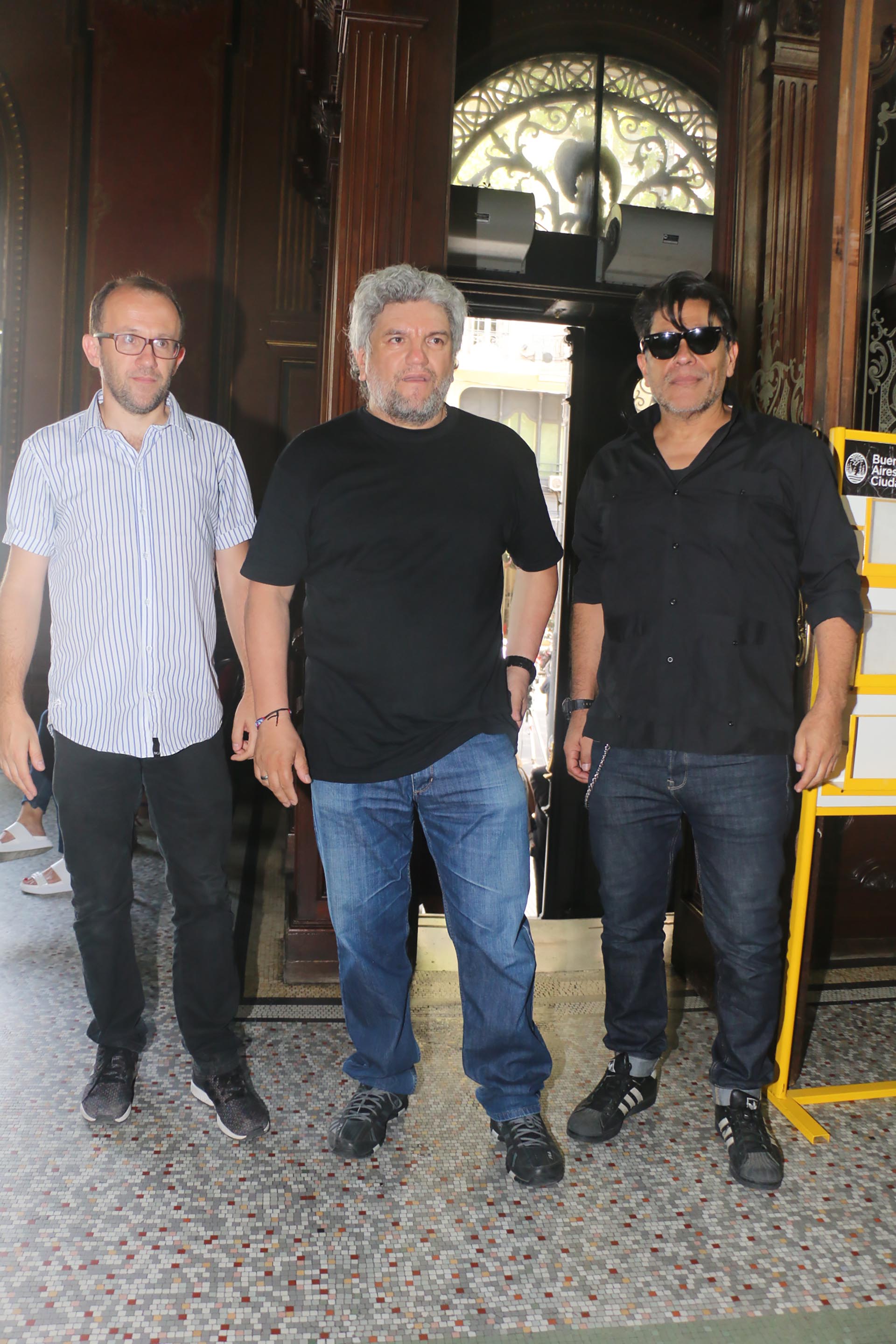 Marcelo Sein, Daniel Valenzuela y Juan Palomino