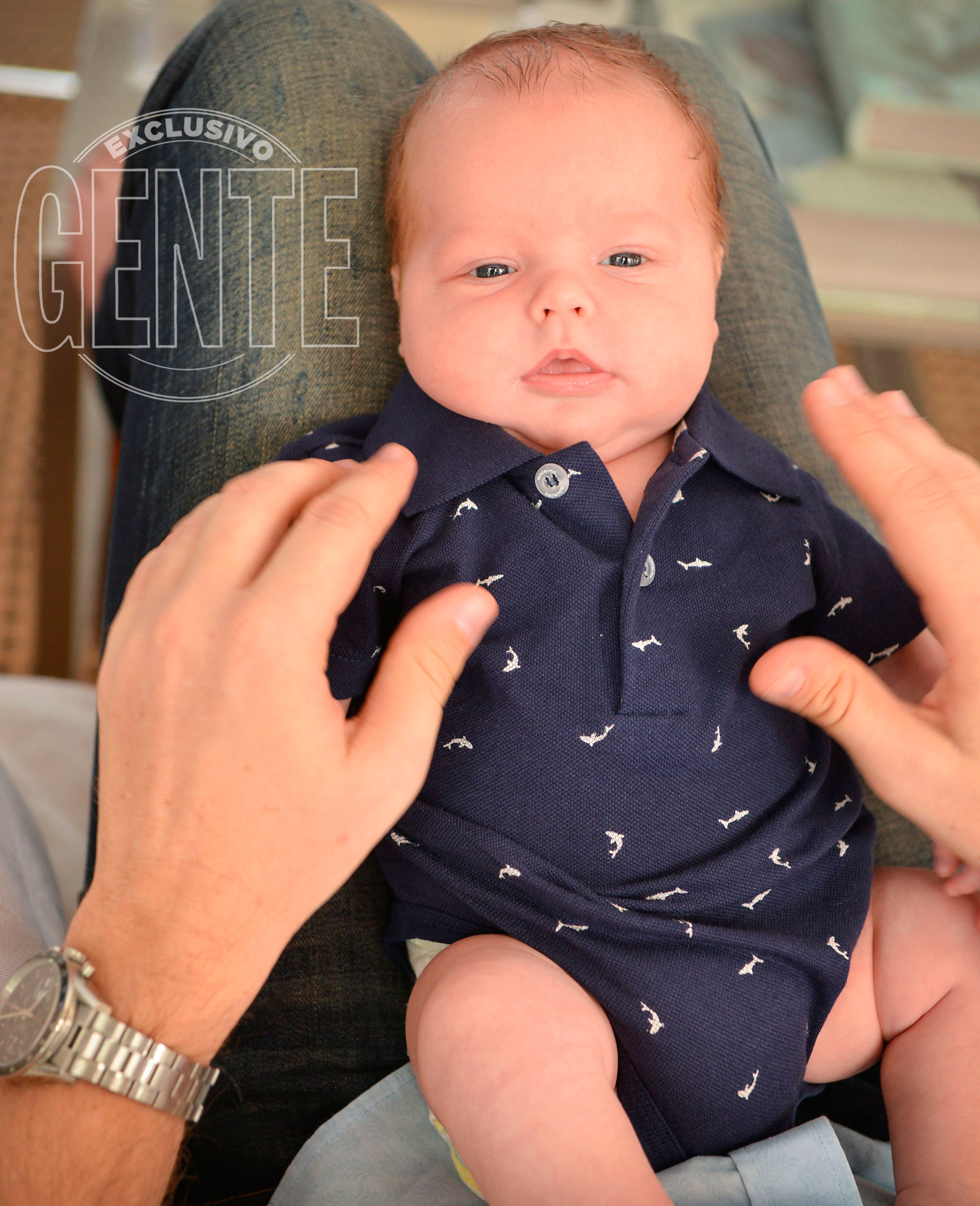 Mini Marley. No hay dudas de que Mirko es hijo del conductor. Foto: Fabián Uset/GENTE