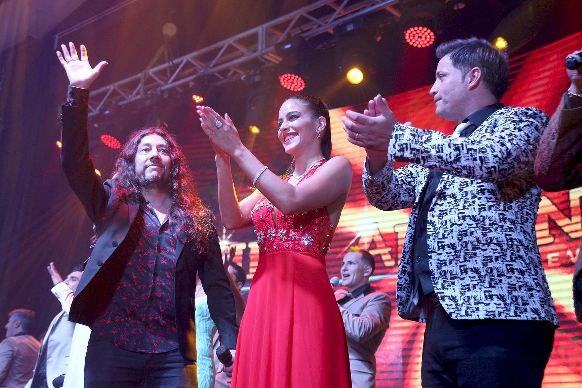 Facundo Toro, Celeste Muriega y Marcelo Iripino