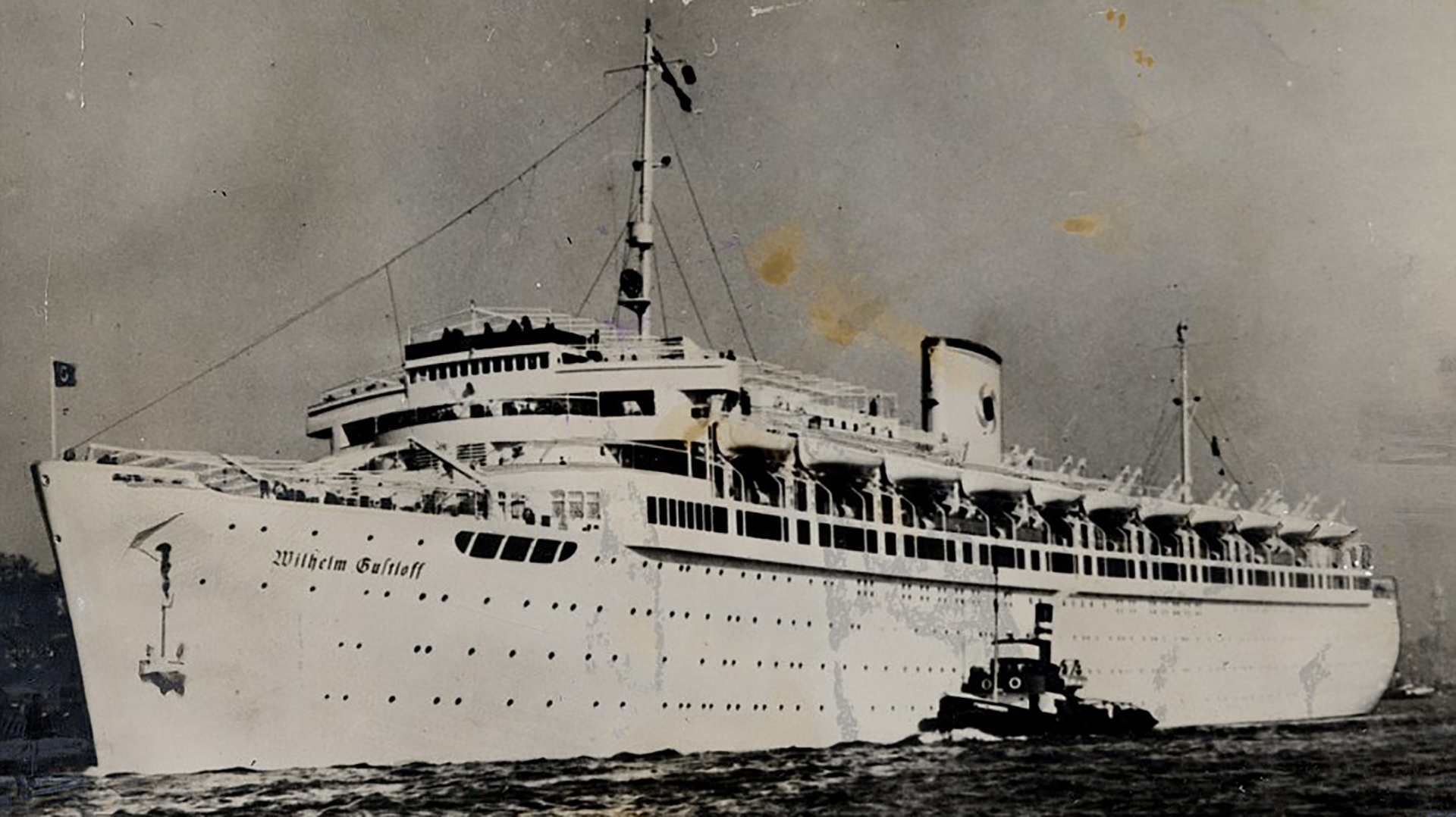 Wilhelm Gustloff, de línea alemana. Fue hundida en el Báltico en enero de 1945 por un submarino ruso. Hasta 9.000 pasajeros perdieron la vida.