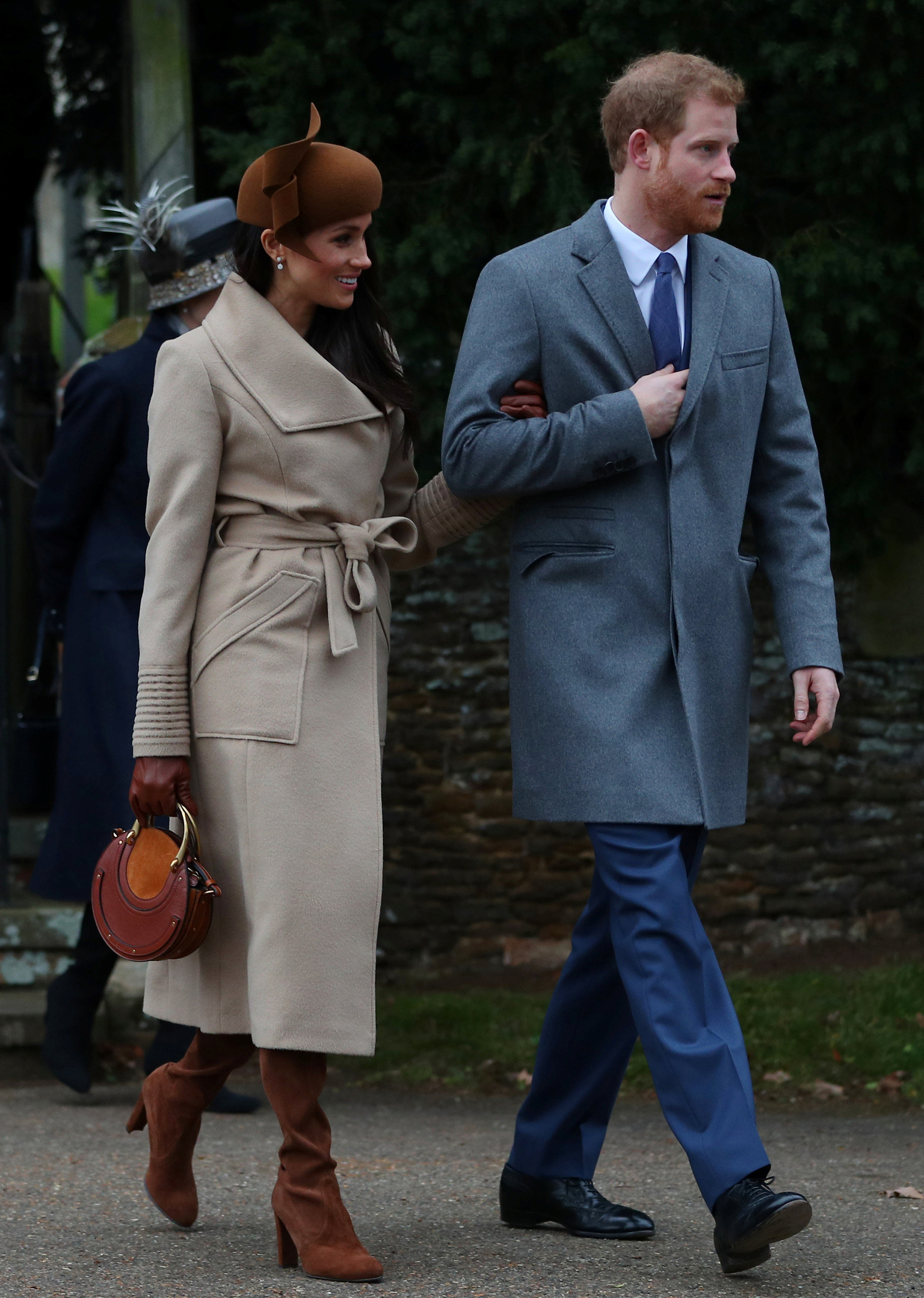 Comprometidos, compartieron su primera Navidad en Sandringham junto a la realeza británica