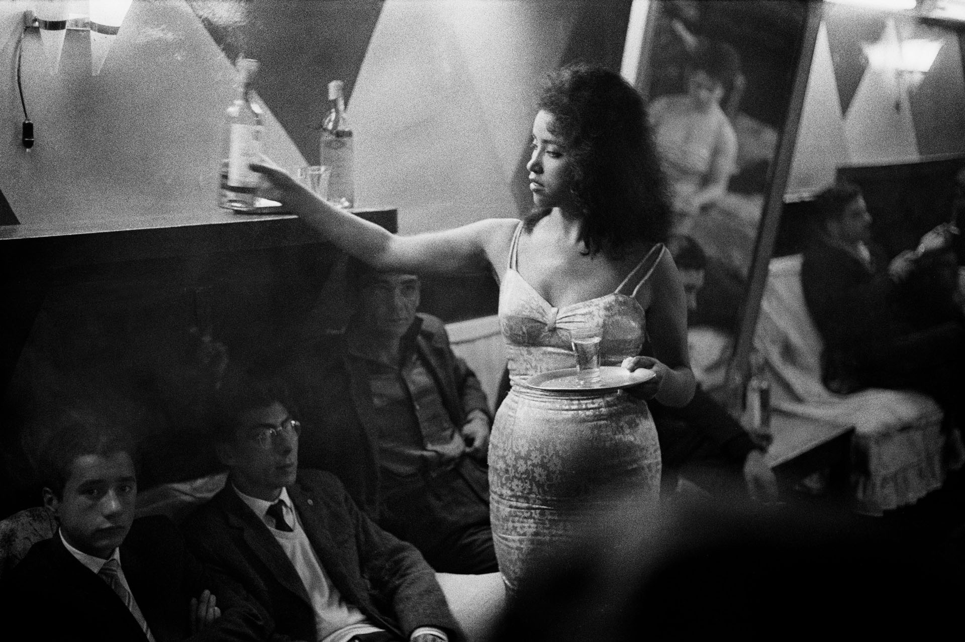 Café en Valparaíso, Chile, en 1963