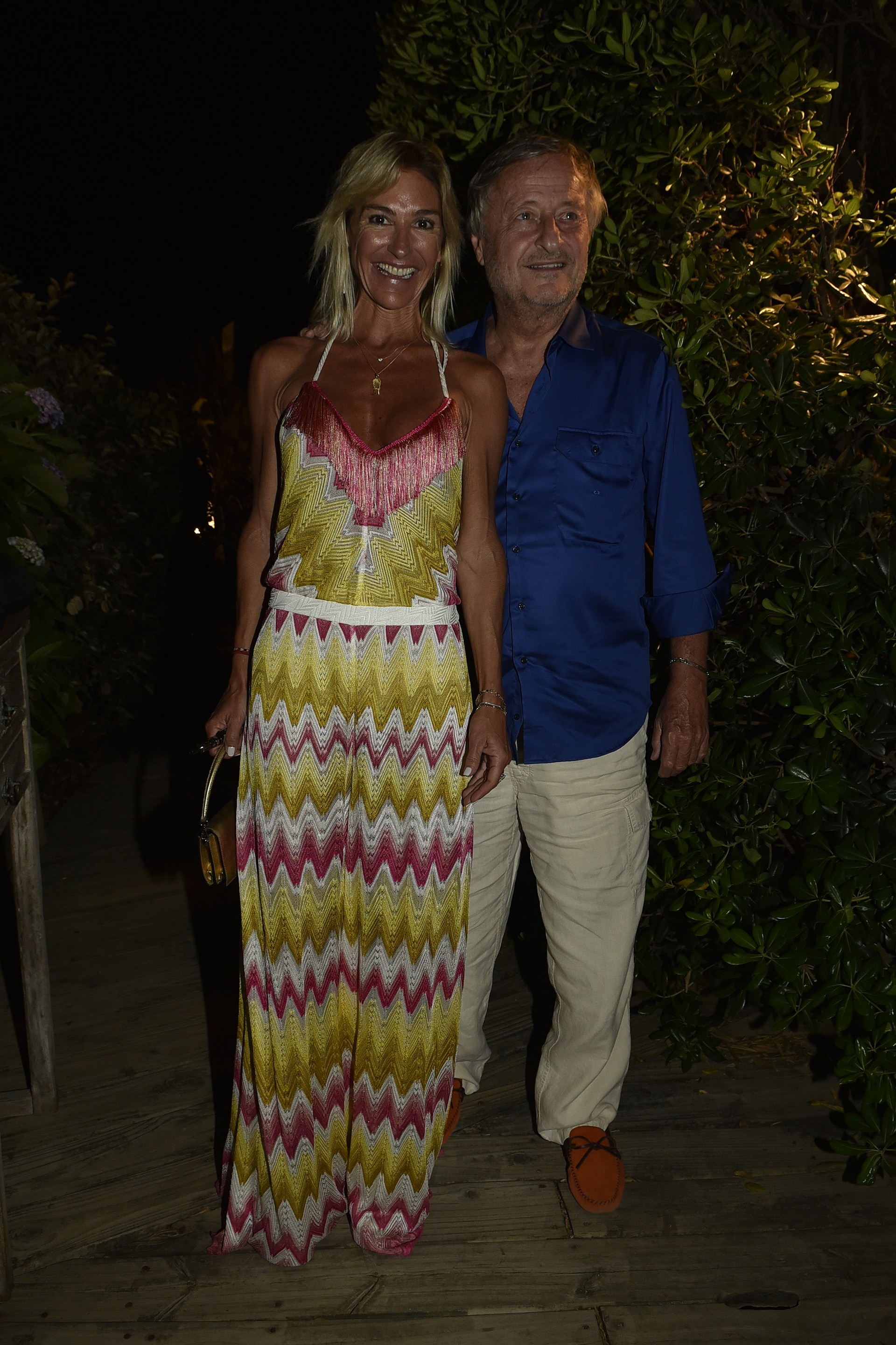 El presidente de Fiat Argentina, Cristiano Rattazzi, y Gabriela Castellani