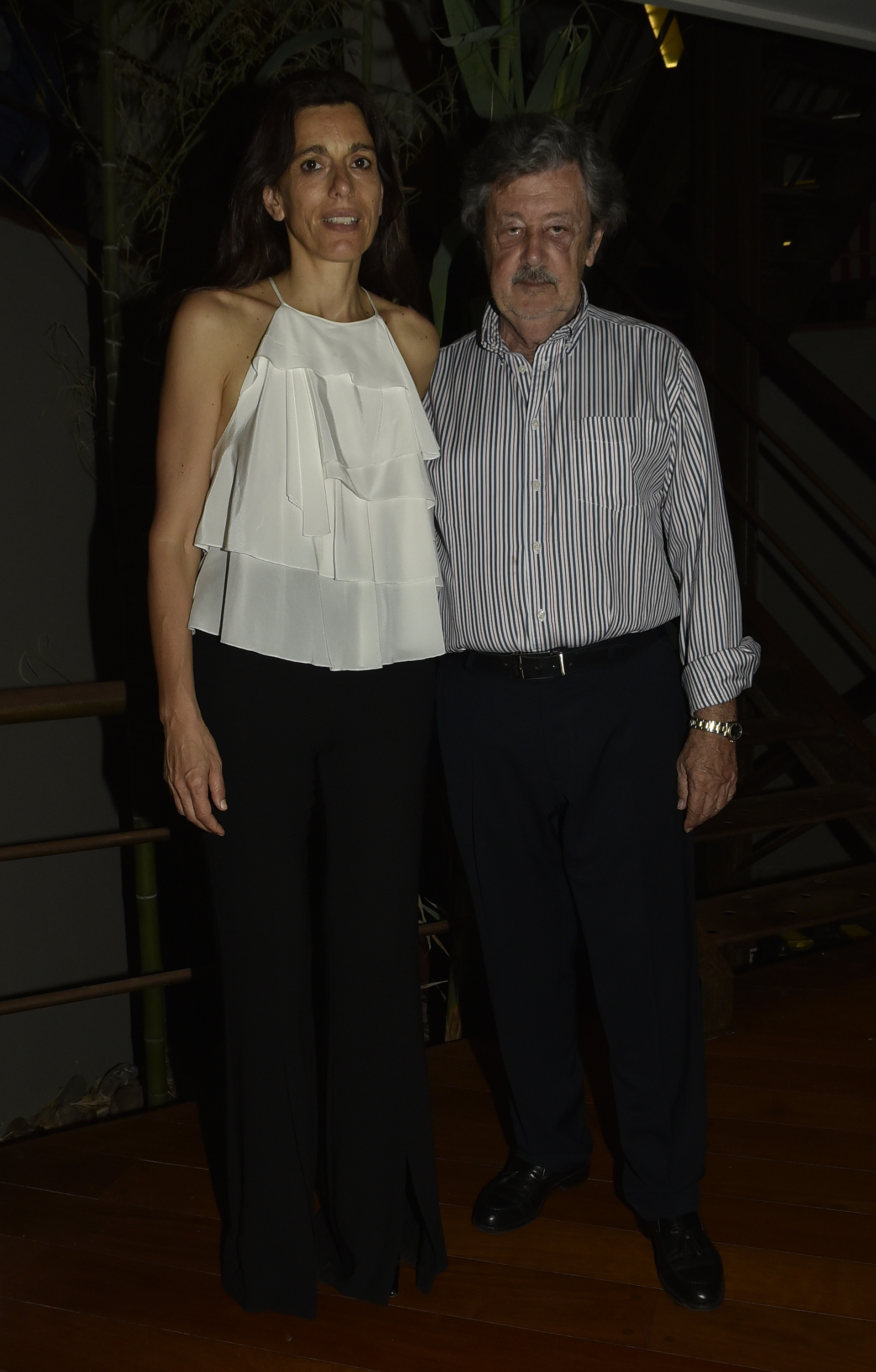 Miguel Schapire y su mujer Paola Biscaro (hotel Le Club)