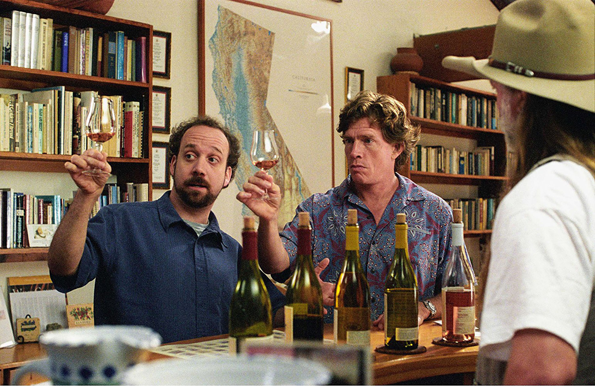 Entre copas (2005) – 62ª edición. Dirigida por Alexander Payne. Ganó 2 Globos de Oro: mejor película de comedia y mejor guión
