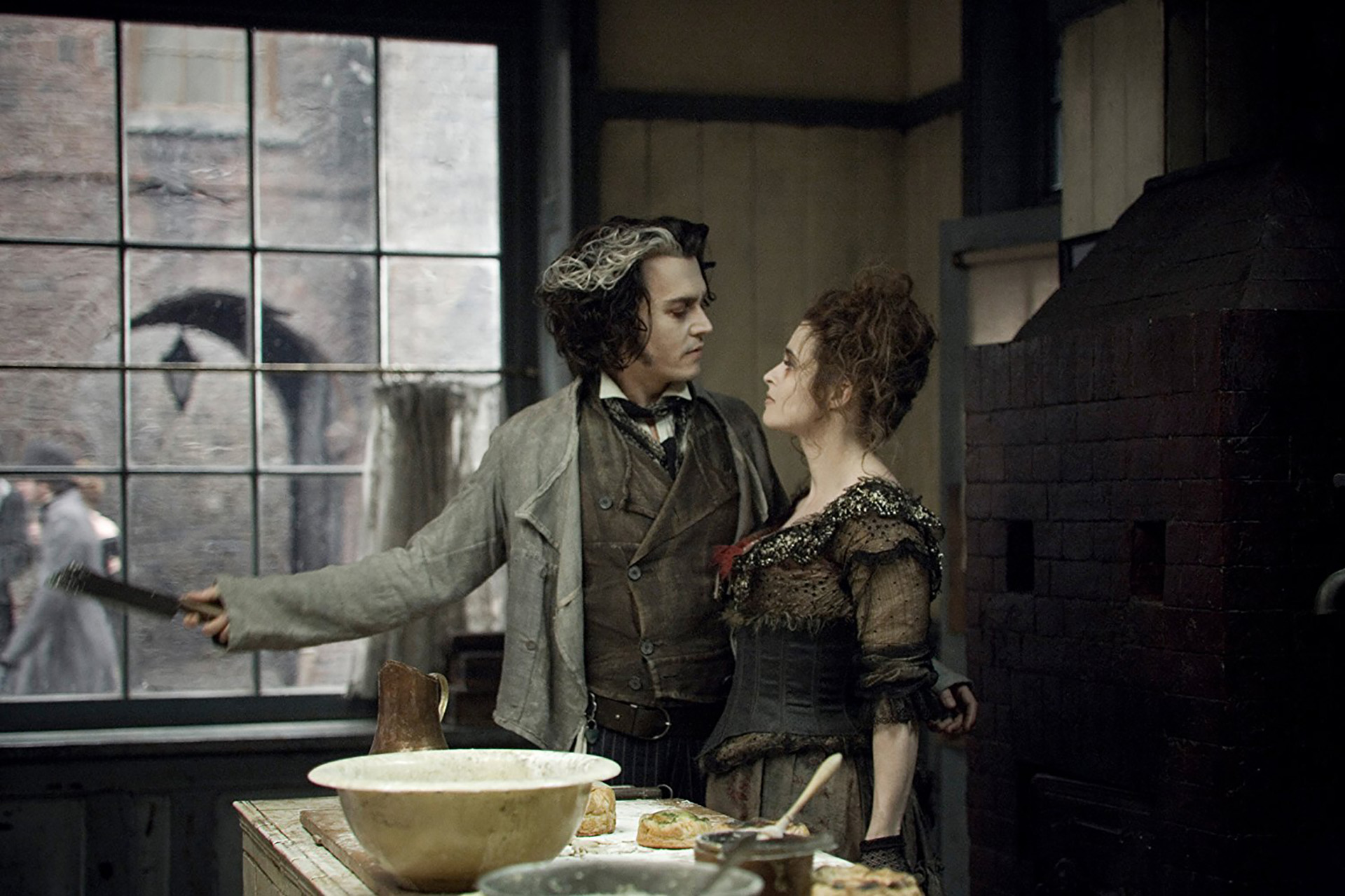Sweeney Todd, el barbero demoníaco de la calle Fleet (2008) – 65ª edición. Dirigida por Tim Burton. Ganó 2 Globos de Oro: mejor película (comedia o musical) y mejor actor