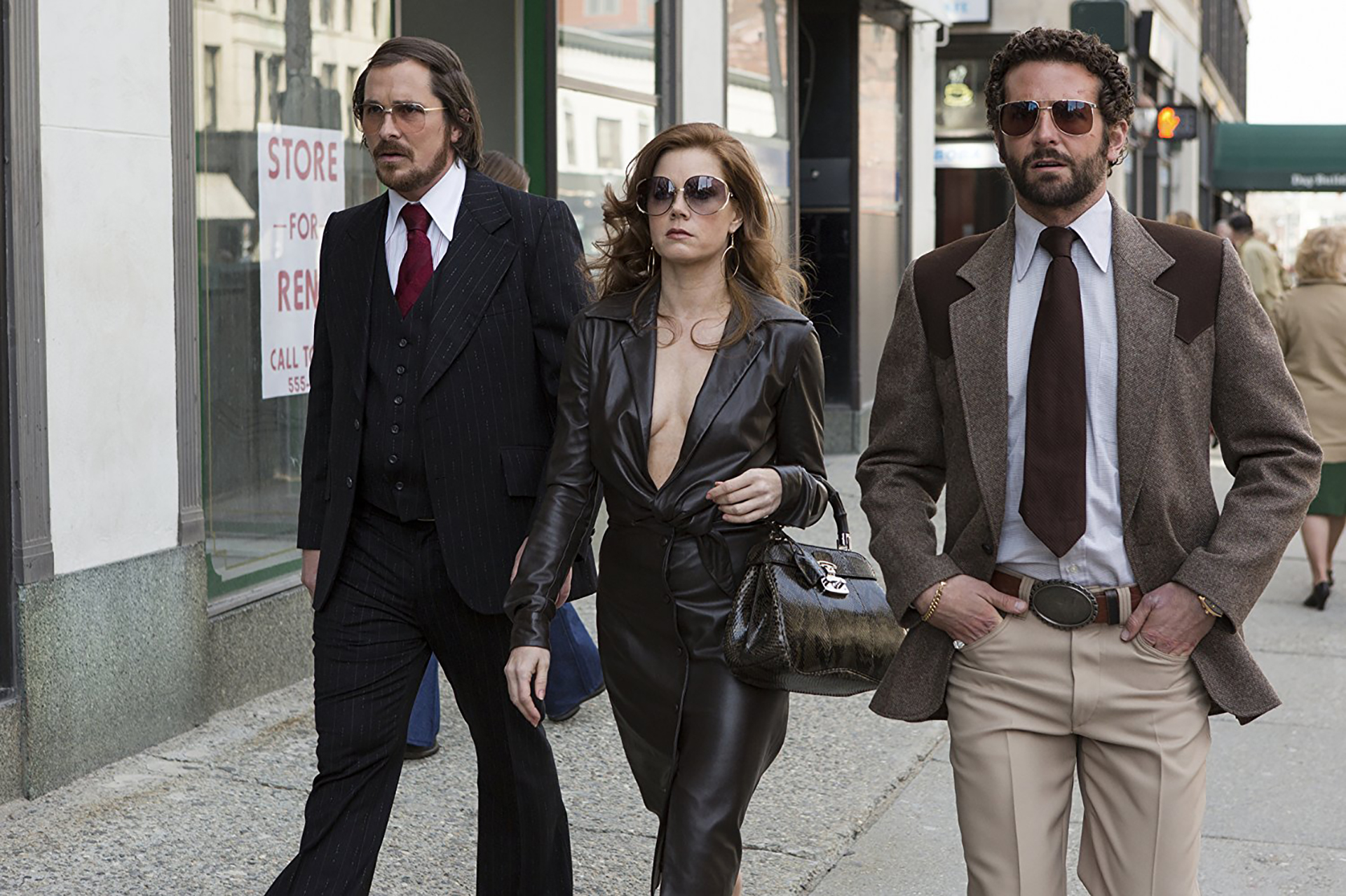 Escándalo Americano (2014) – 71ª edición. Dirigida por David O. Russell. Ganó 3 Globos de Oro. mejor película ( comedia o musical), mejor actriz y mejor actriz de reparto