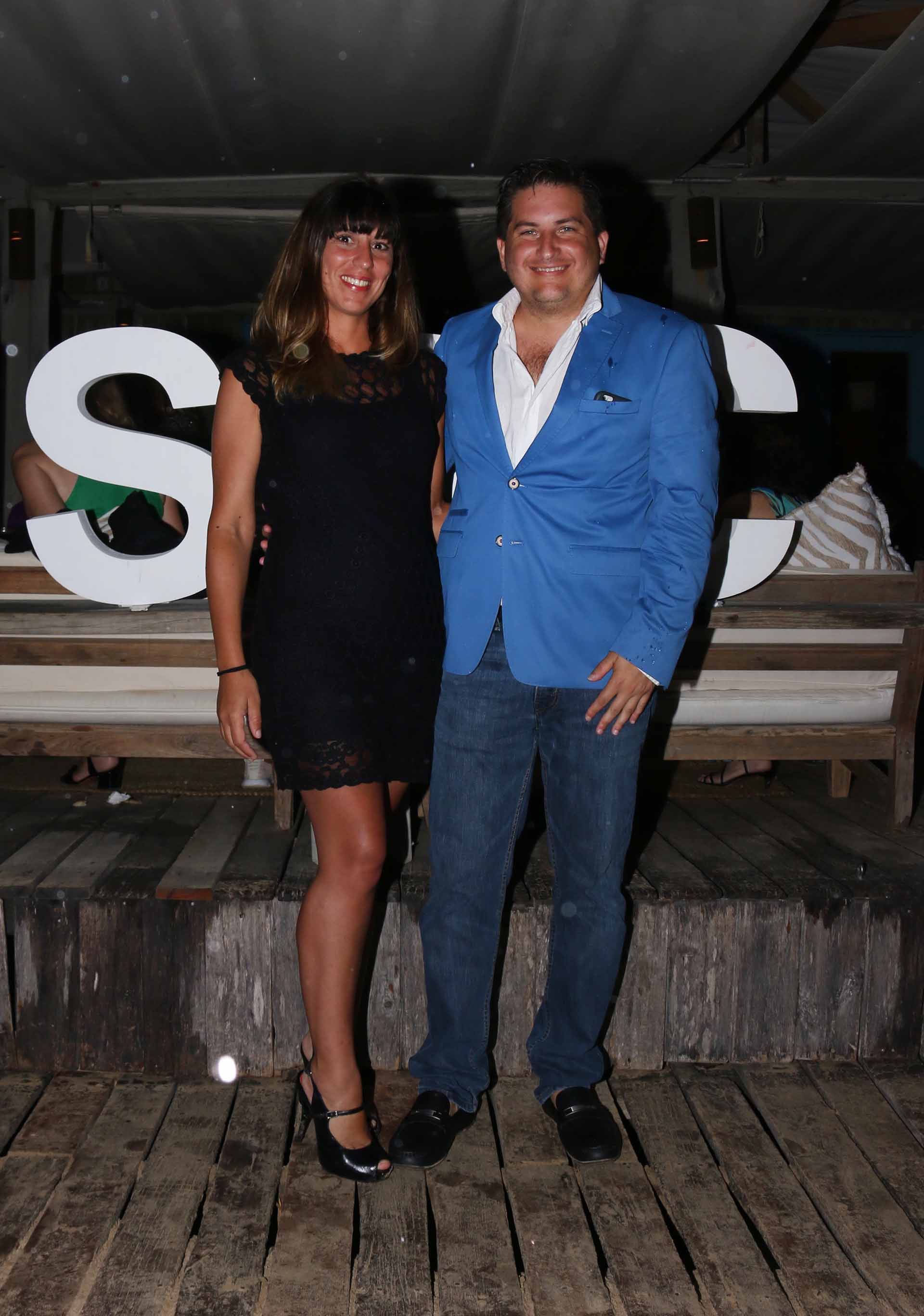 Gastón Corral, director de Sustentabilidad Corporativa de HSBC Argentina, y su mujer Romina Sasso