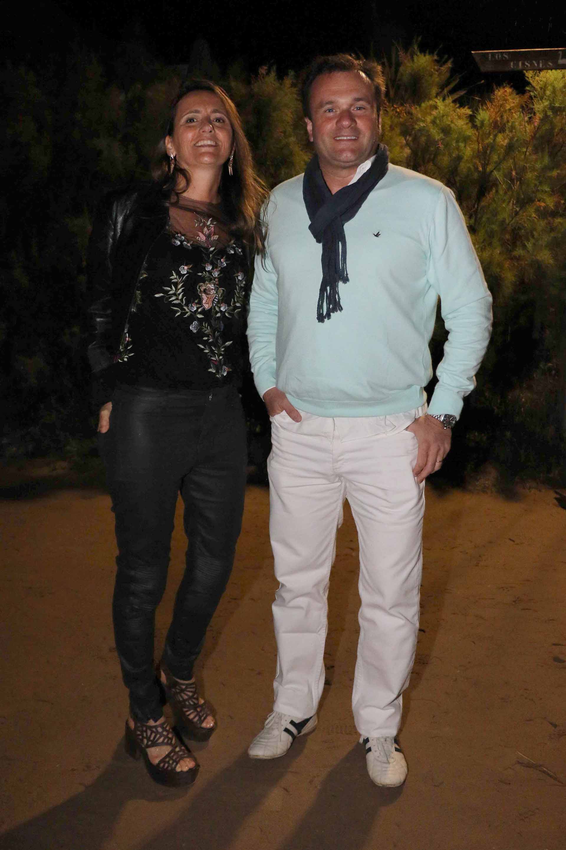 El director de Relaciones Institucionales de La Rural, Juan Pablo Maglier, y su mujer Magdalena Maglier