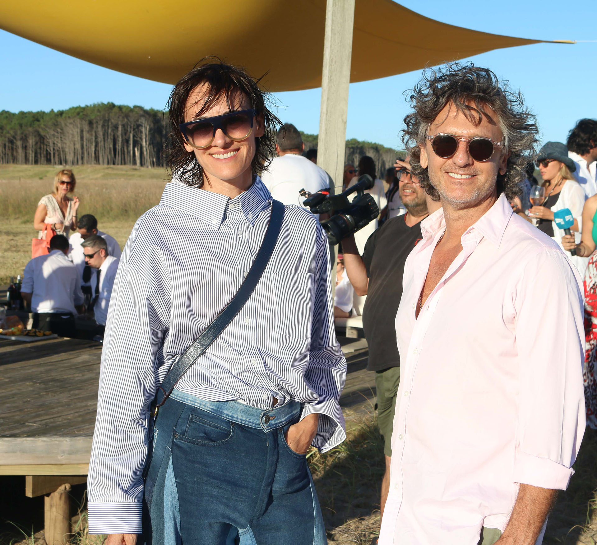 Eugenia Rebolini y Pablo Massey