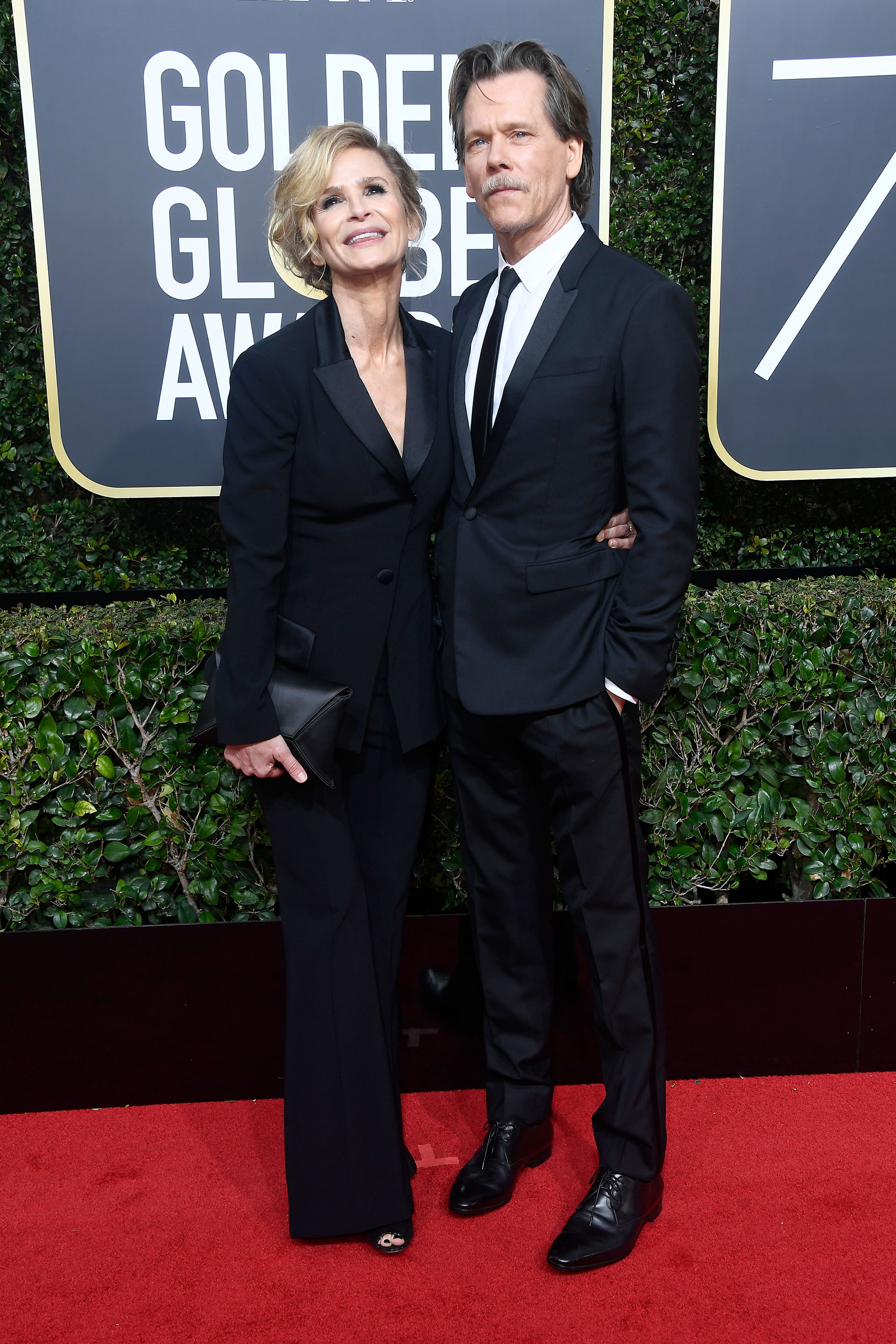Kyra Sedgwick y Kevin Bacon (AFP)