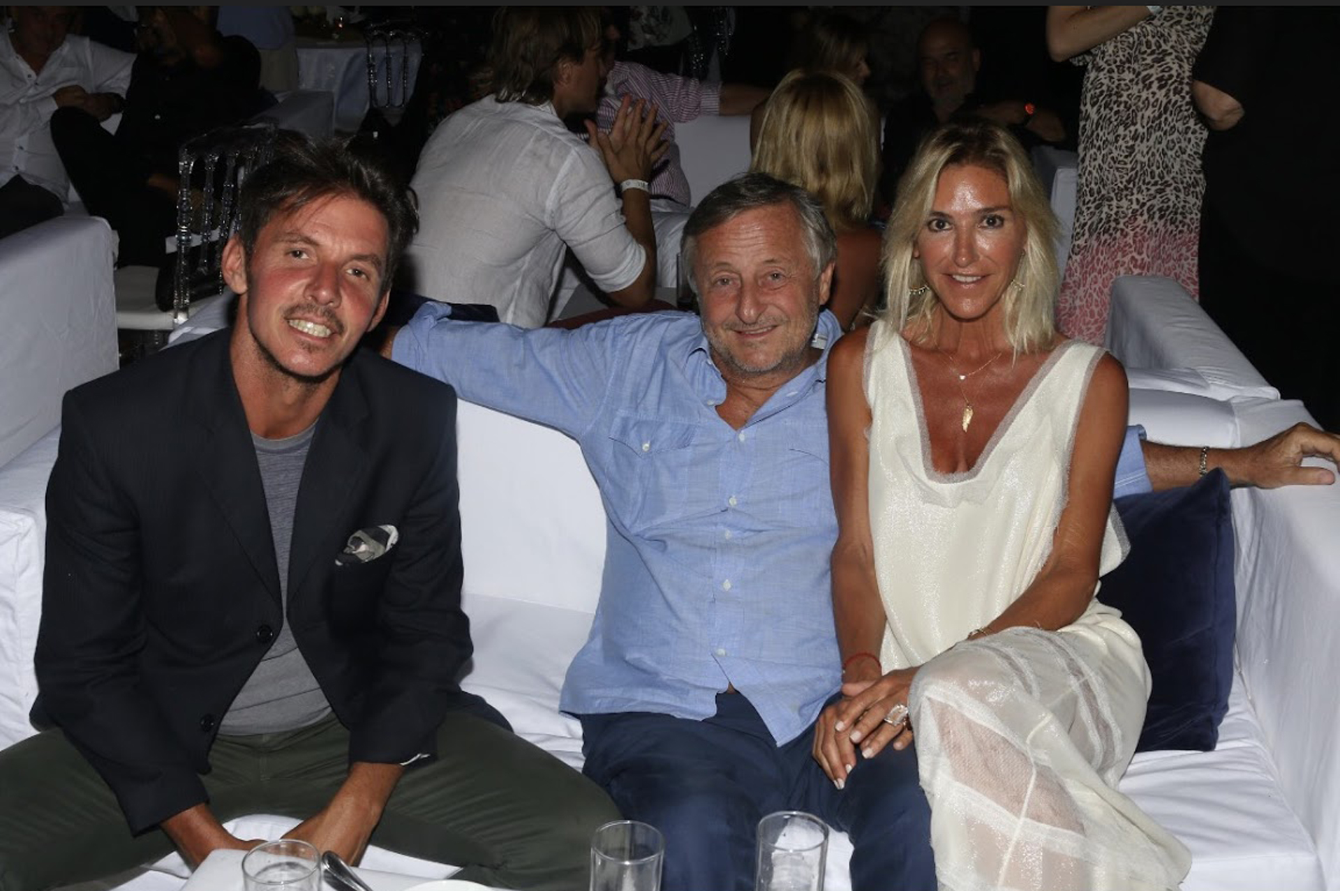 Gerard Confalonieri, Cristiano Rattazzi y Gabriela Castellani