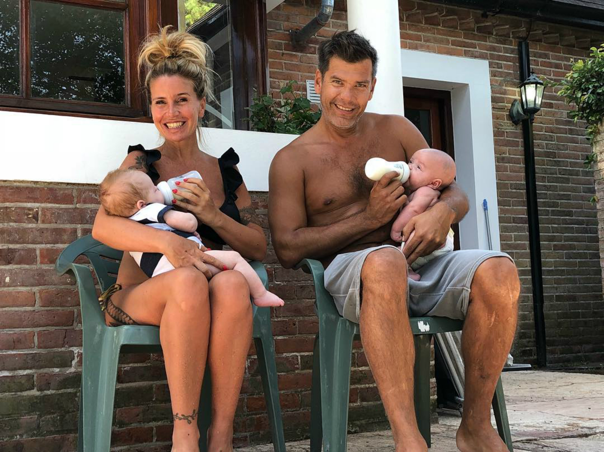 Flor, Rama, Mirko y Felipe