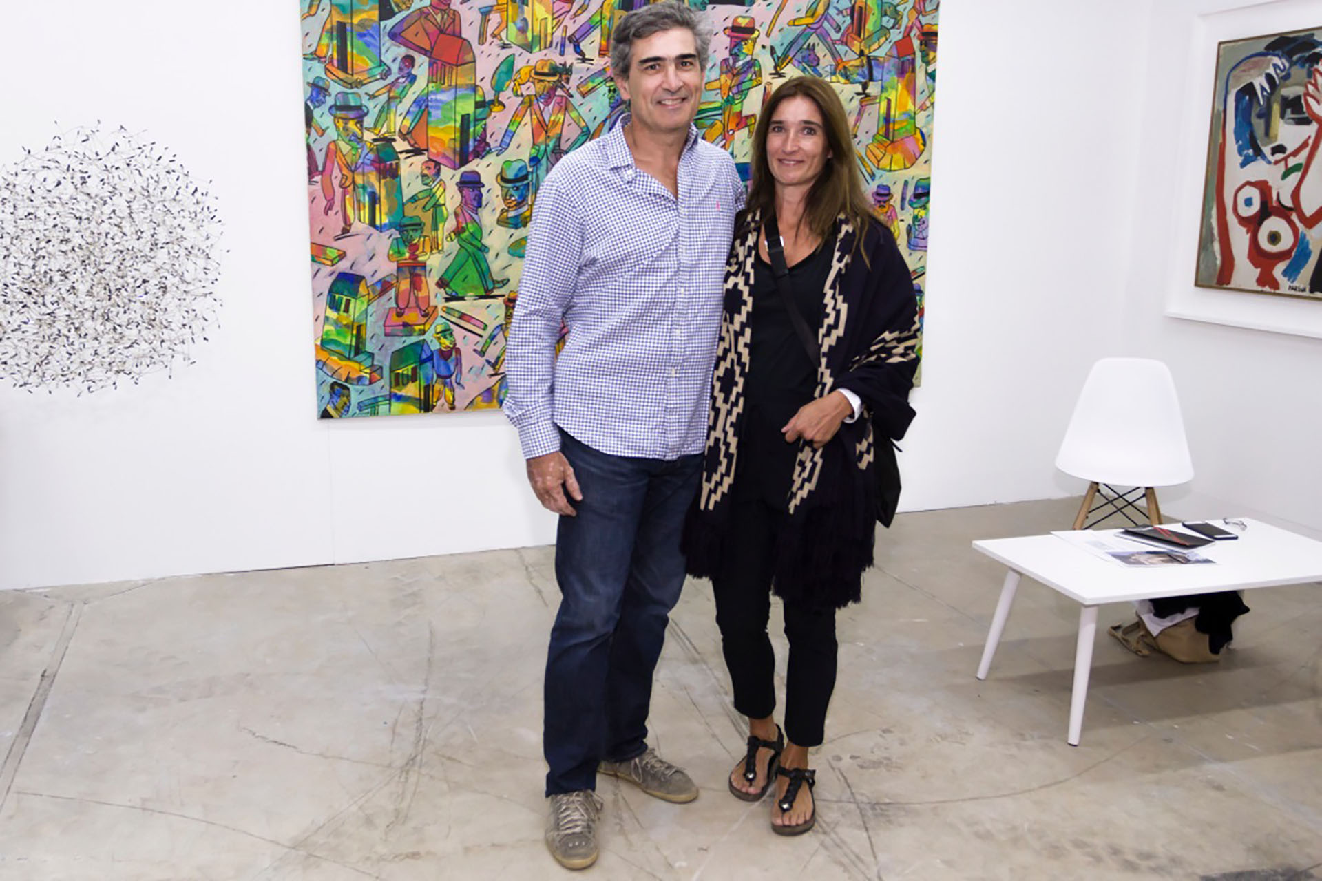 El arquitecto Santiago Álvarez Noblia y su mujer Bárbara