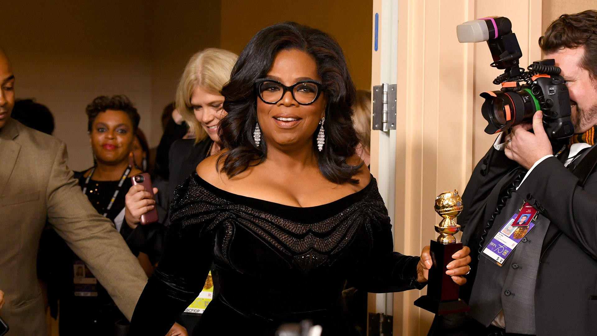 La conductora Oprah Winfrey ganó Golden Globes en su última edición (AFP)