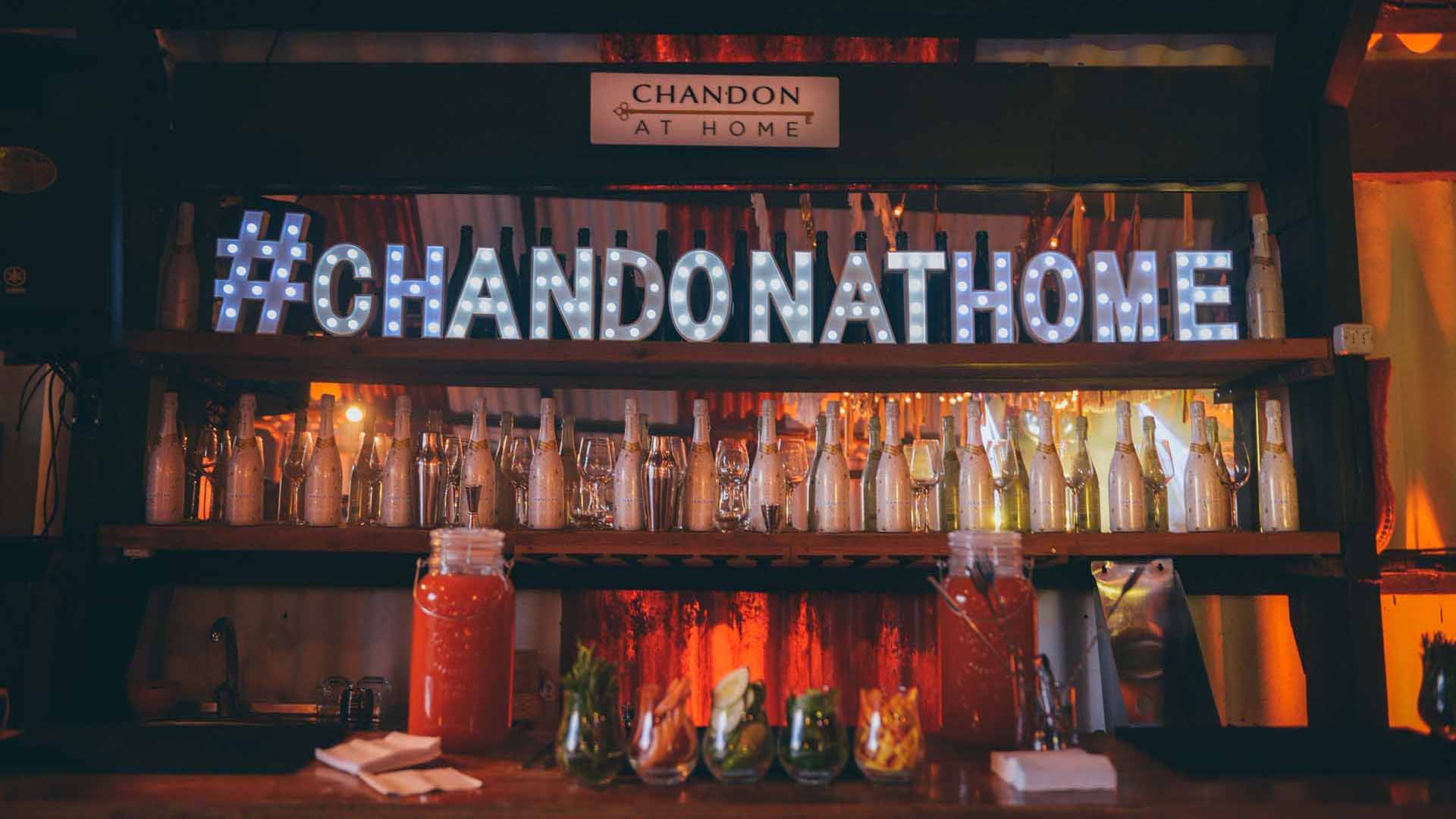El innovador programa de la marca se encarga de llevar el festejo a tu casa: barra Chandon, música, ambientación y comida