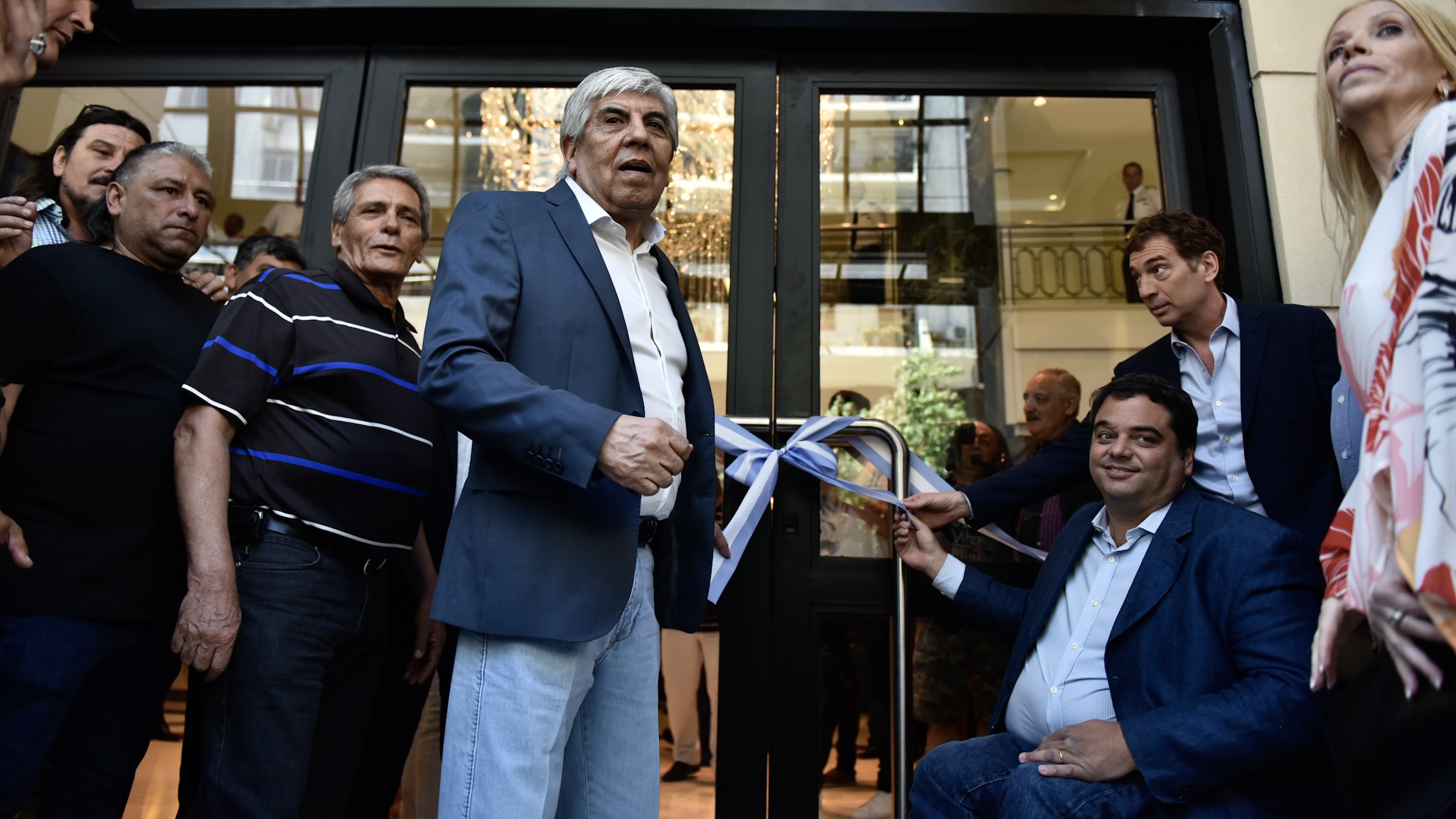 Hugo Moyano junto a Jorge Triaca, cuando la relación no estaba totalmente rota (Foto: Adrián Escandar)