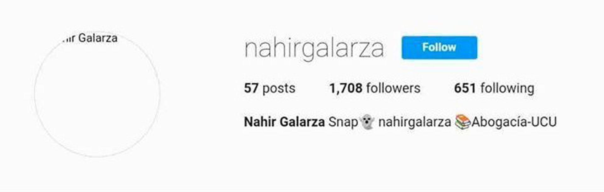 El instagram de Nahir después de su confesión
