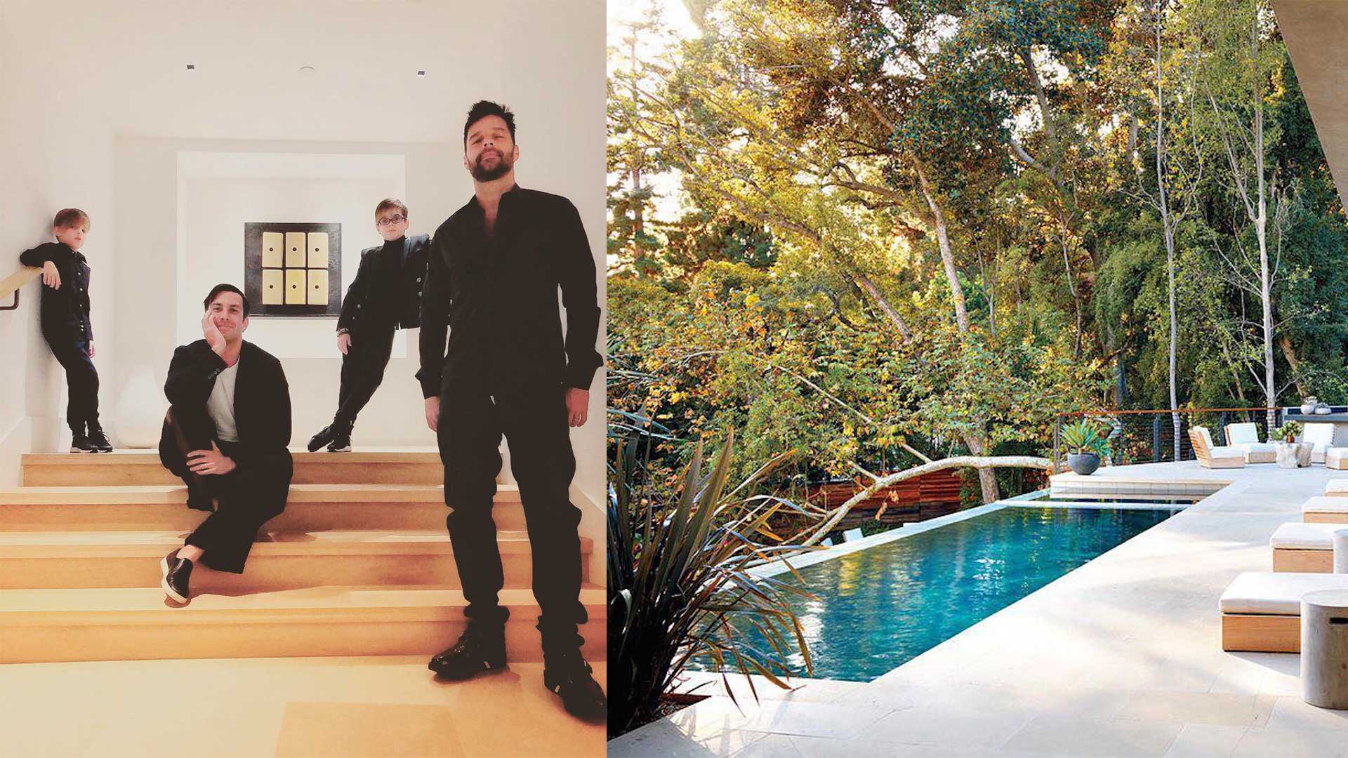Ricky Martin y su novio abren las puertas de su nueva mansión de USD 13,5  millones en Beverly Hills - Infobae, image size:1920x1080